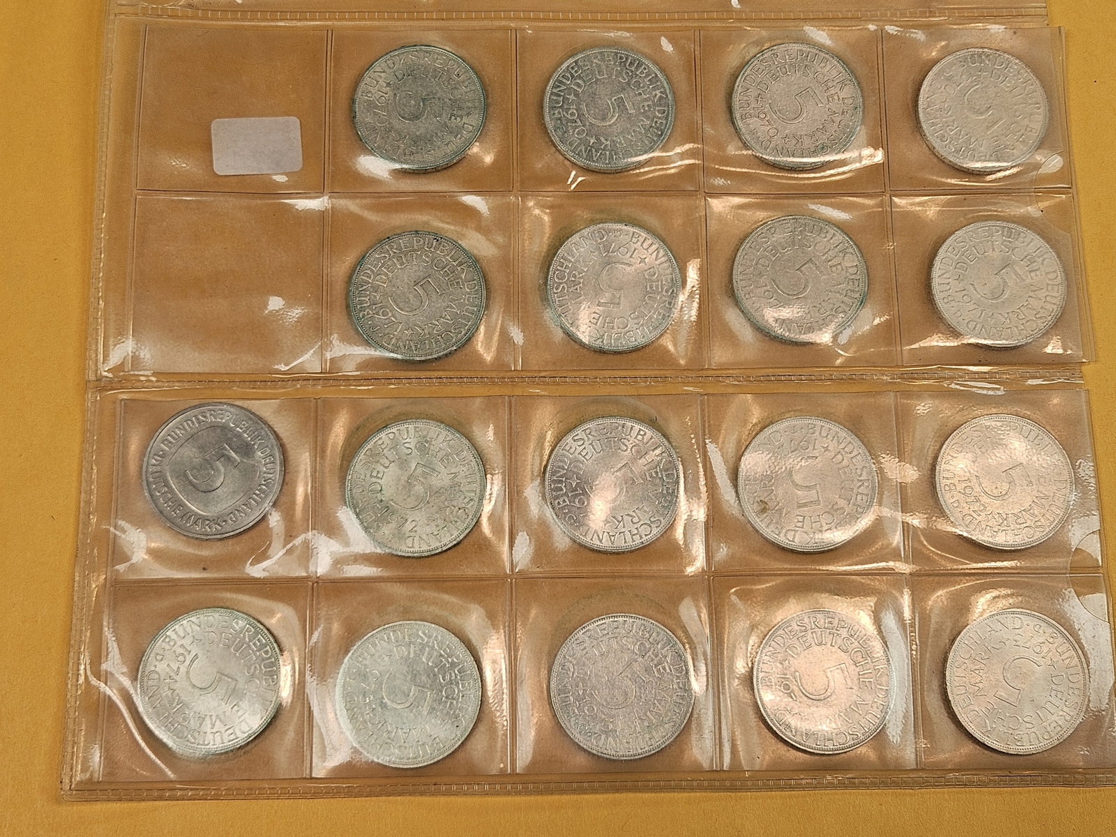 Eighteen SILVER German coins - 9