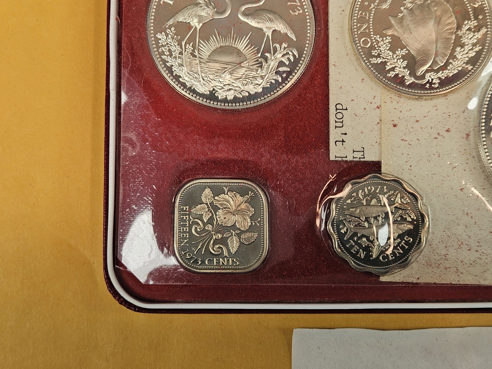 GEM Proof Deep Cameo 1973 Bahamas Silver Proof Set - 6