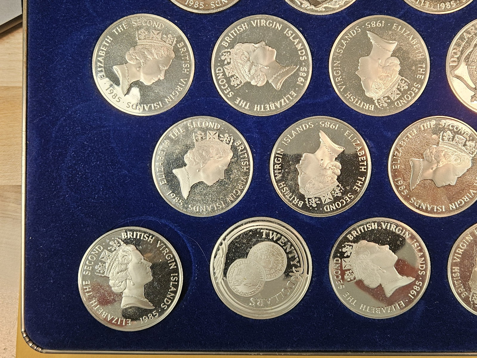 ** RARE * 1980 GEM Proof Deep Cameo Treasure Coins of Caribbean SILVER 25-coin Set! - 7