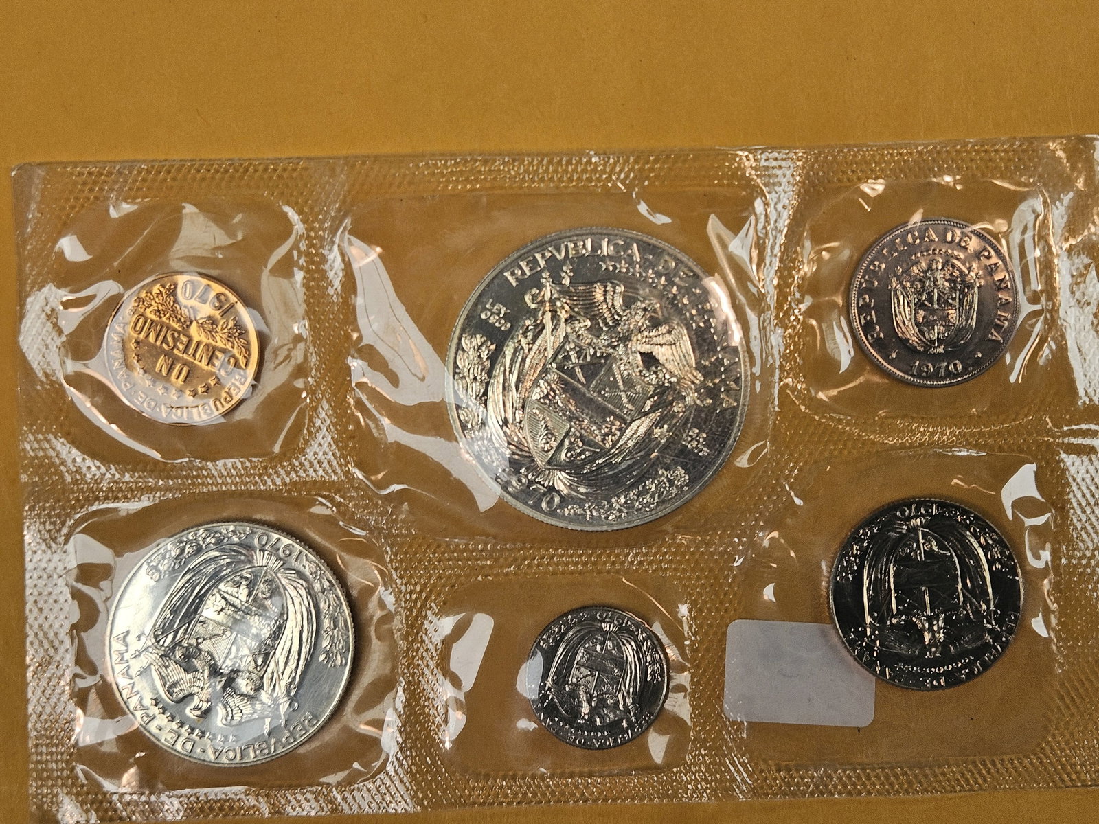 Gem 1970 Panama Silver Proof Set - 2