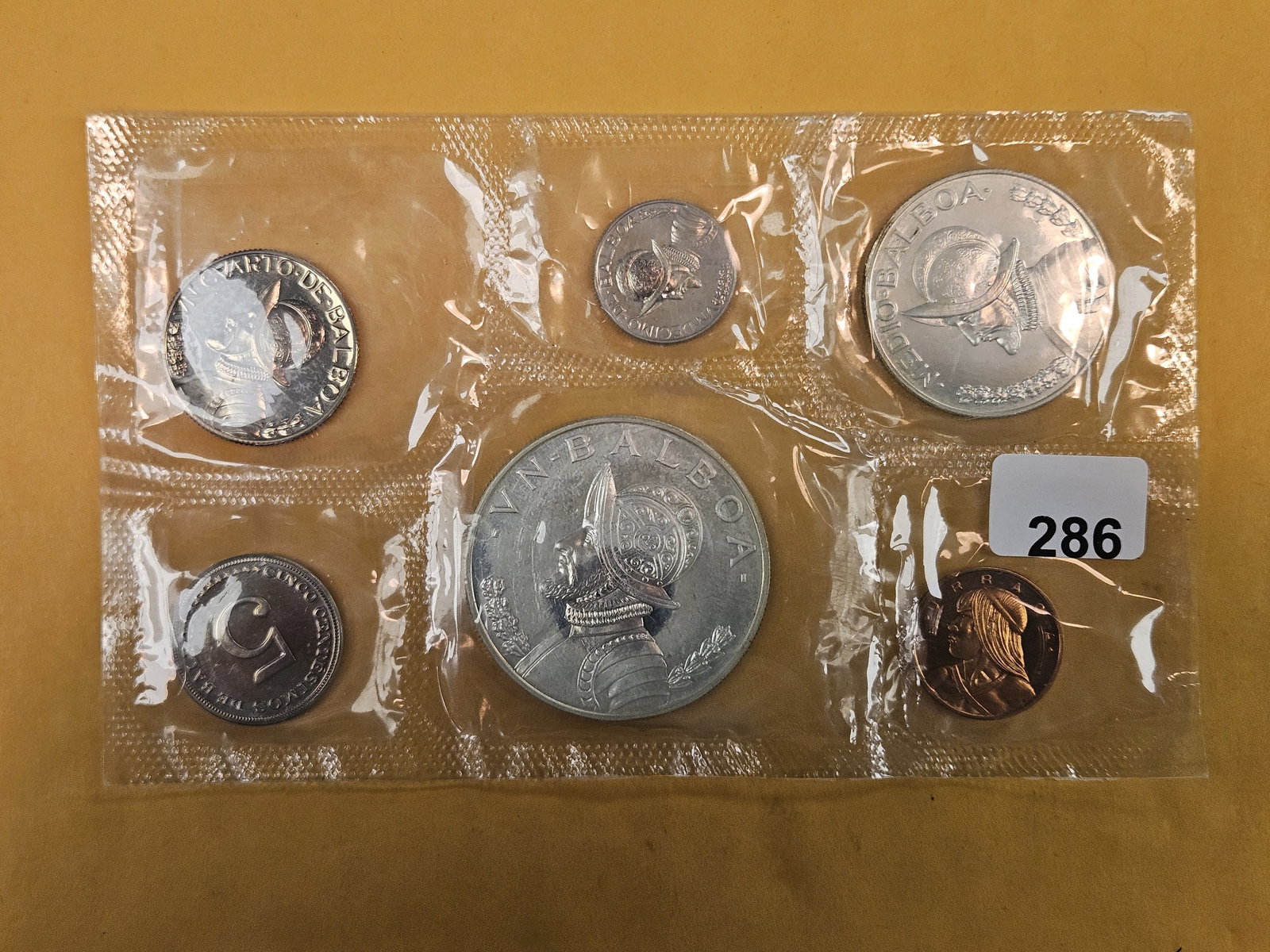 1971 Panama Silver Proof Set: In original blister pack