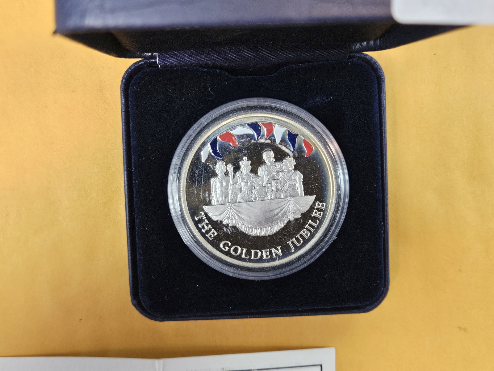 GEM Proof Deep Cameo 2002 Falklands Silver 50 Pence Piedfort - 3