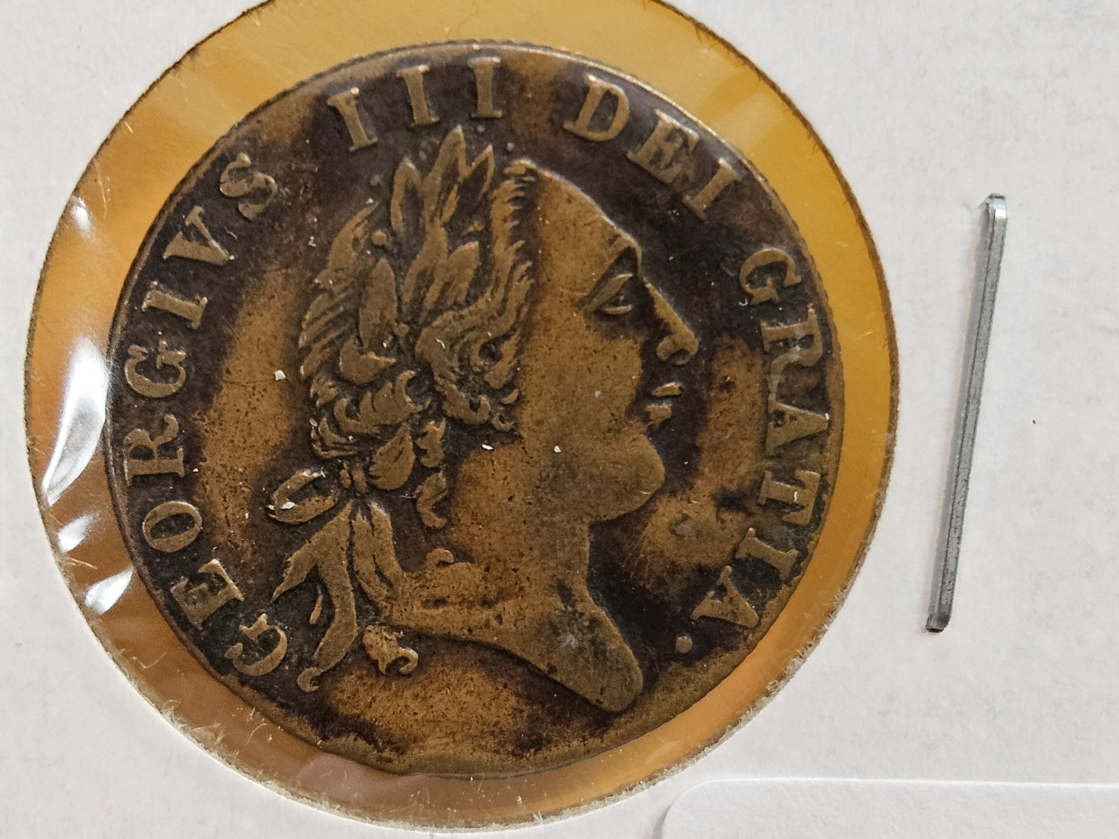 Older 1701 Spade Guinea Gaming Token - 3