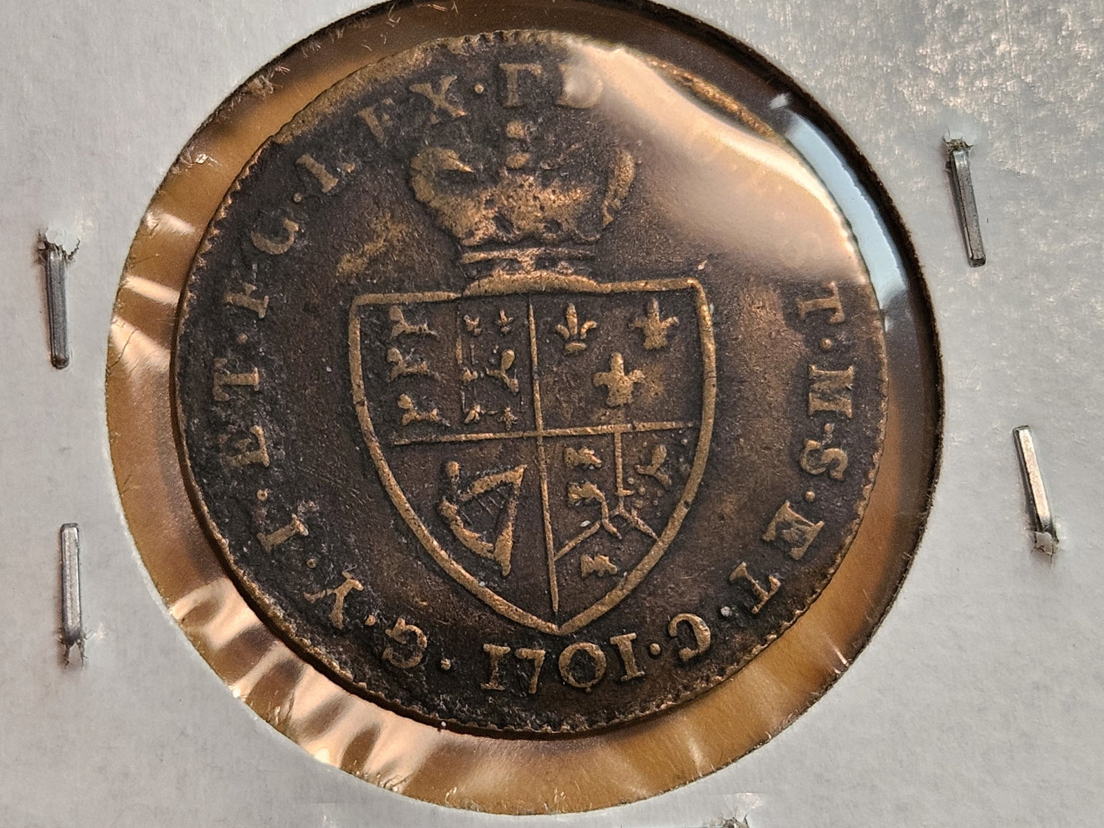 Older 1701 Spade Guinea Gaming Token - 4