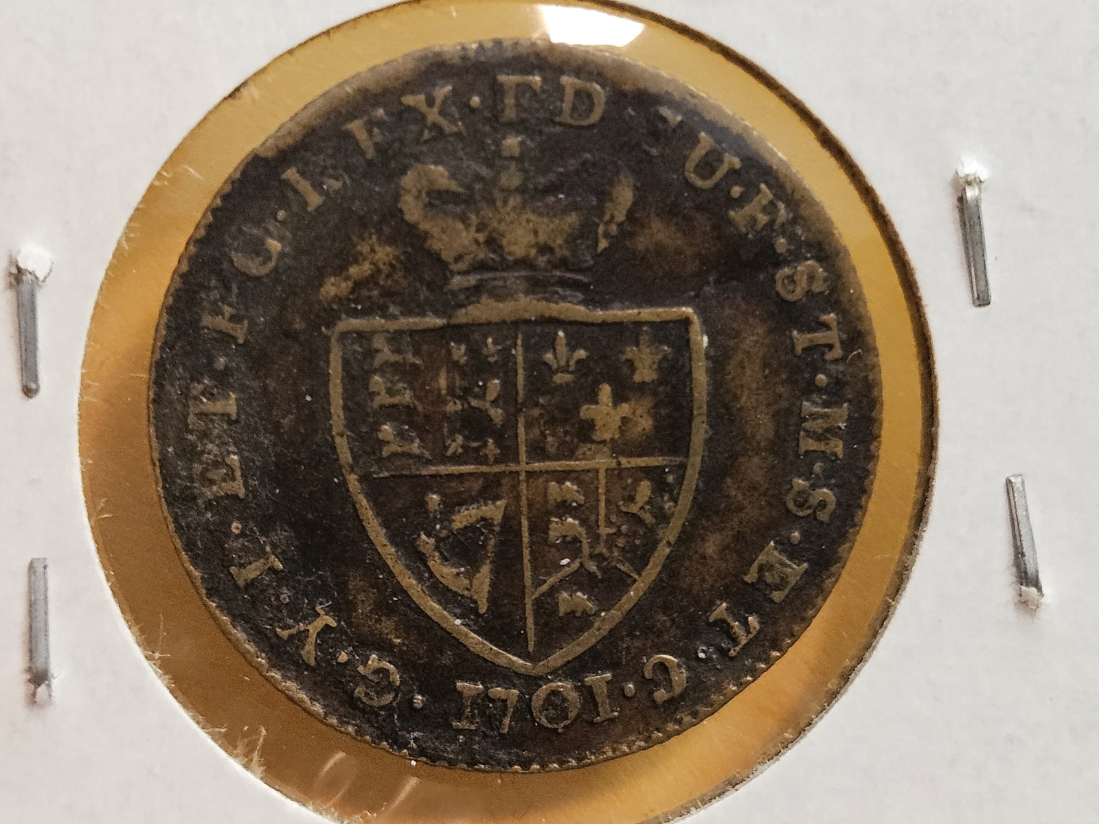 Older 1701 Spade Guinea Gaming Token - 5