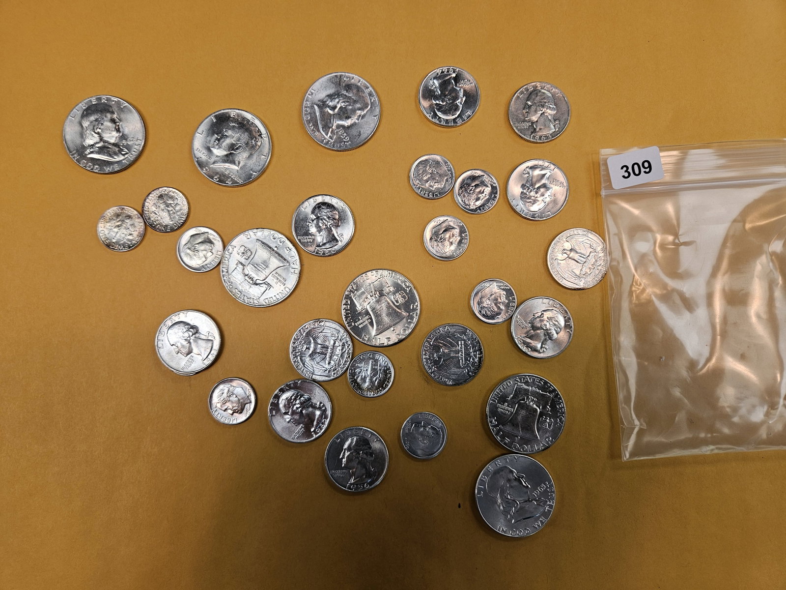 BETTER Than JUNK SILVER!: Nice group of most Brilliant Uncirculated 90% US Silver coinage