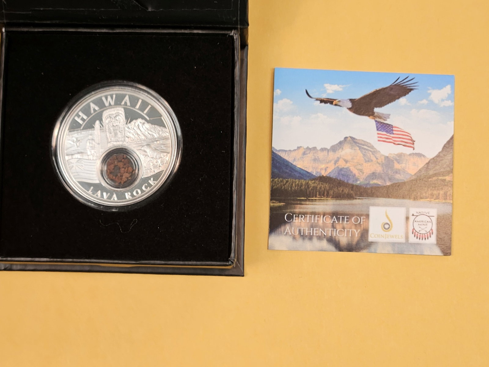 One Troy Ounce .999 fine silver Proof art round - 2
