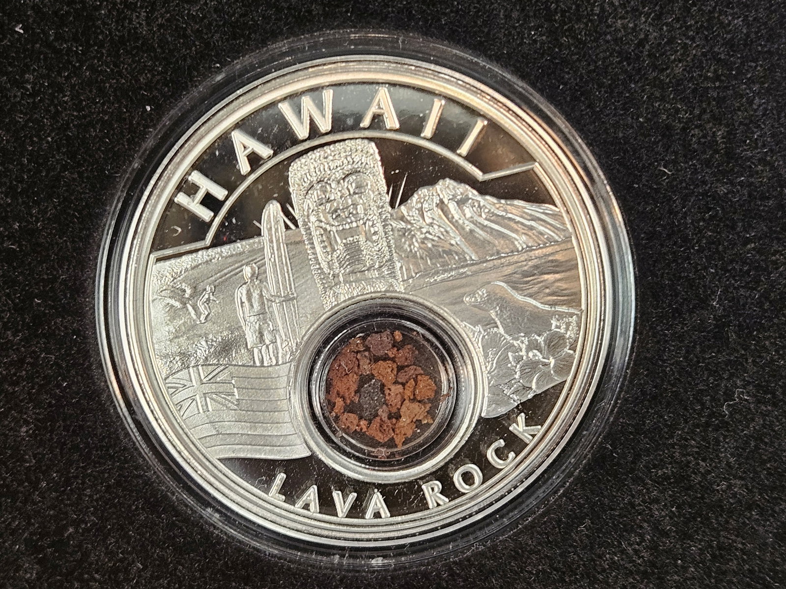 One Troy Ounce .999 fine silver Proof art round - 3
