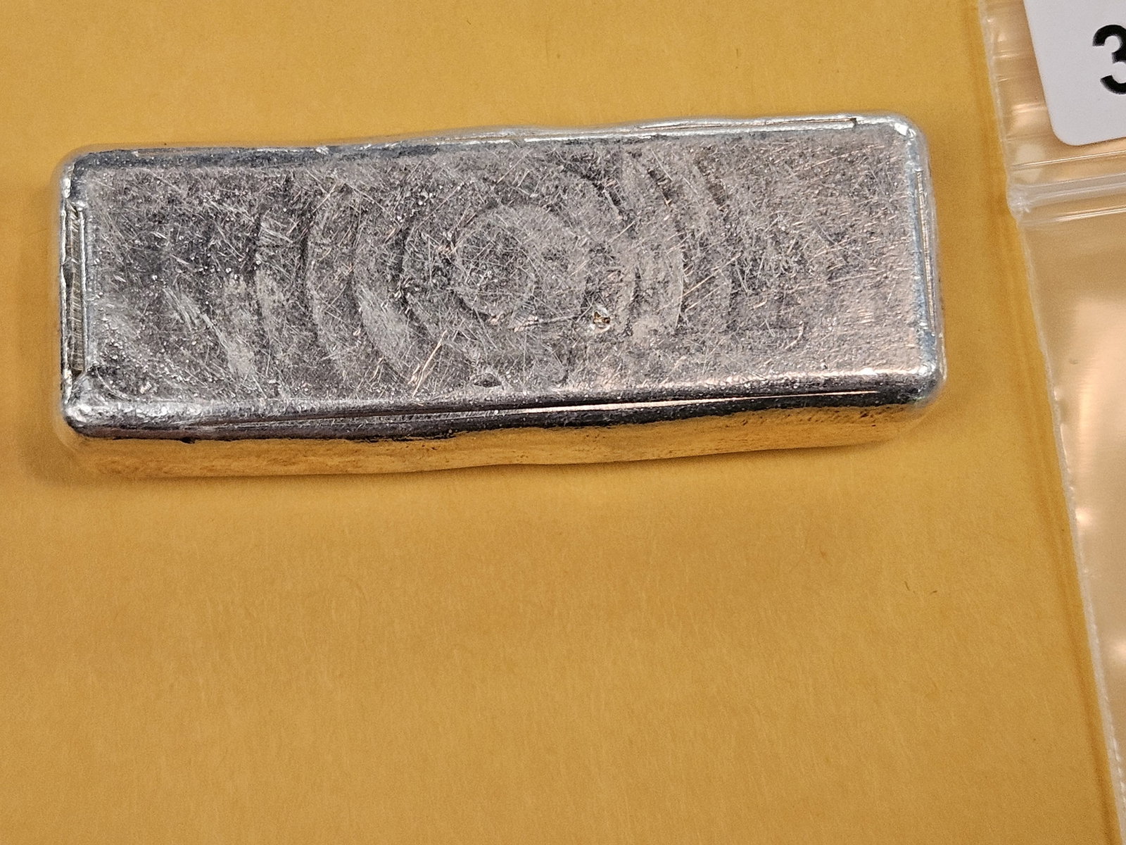 FIVE Troy ounce Poured .999 fine silver bar - 3