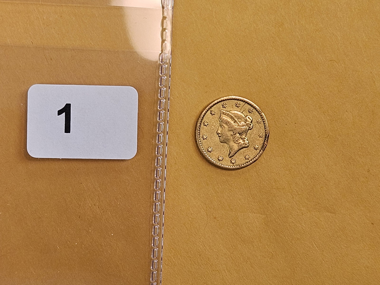 GOLD! 1851 Gold Dollar - 2