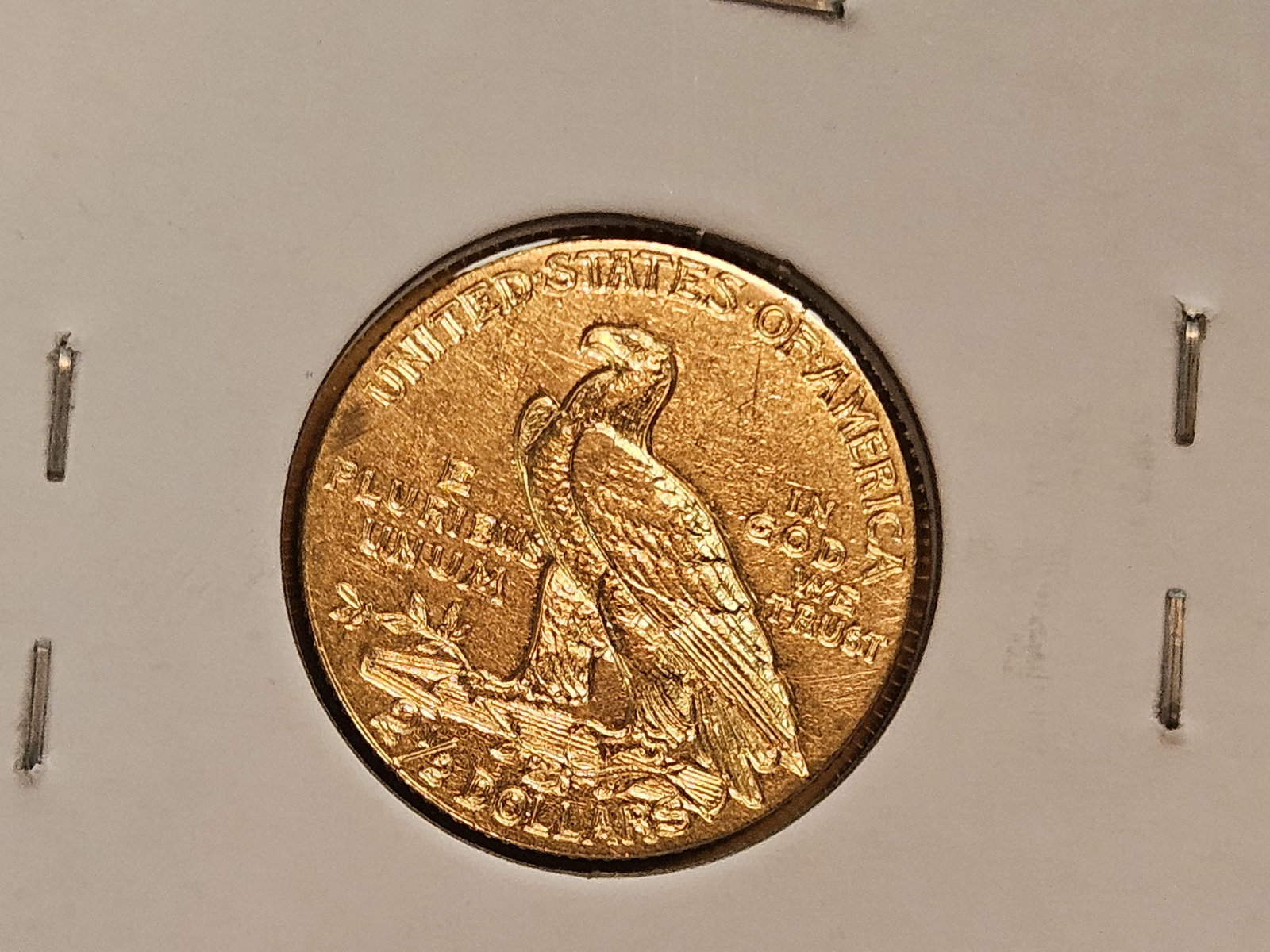 GOLD! Brilliant About Uncirculated plus 1908 Liberty Head Gold $2.5 Dollars - 4