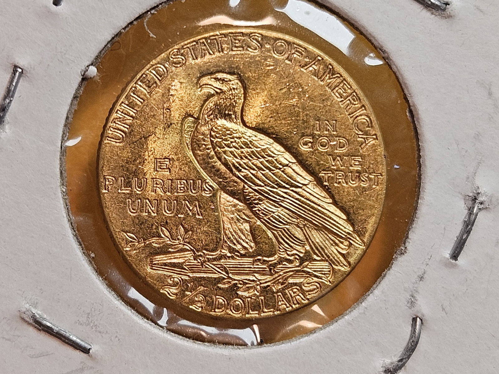 GOLD! Brilliant About Uncirculated plus 1928 Indian Head Gold $2.5 Dollars - 4