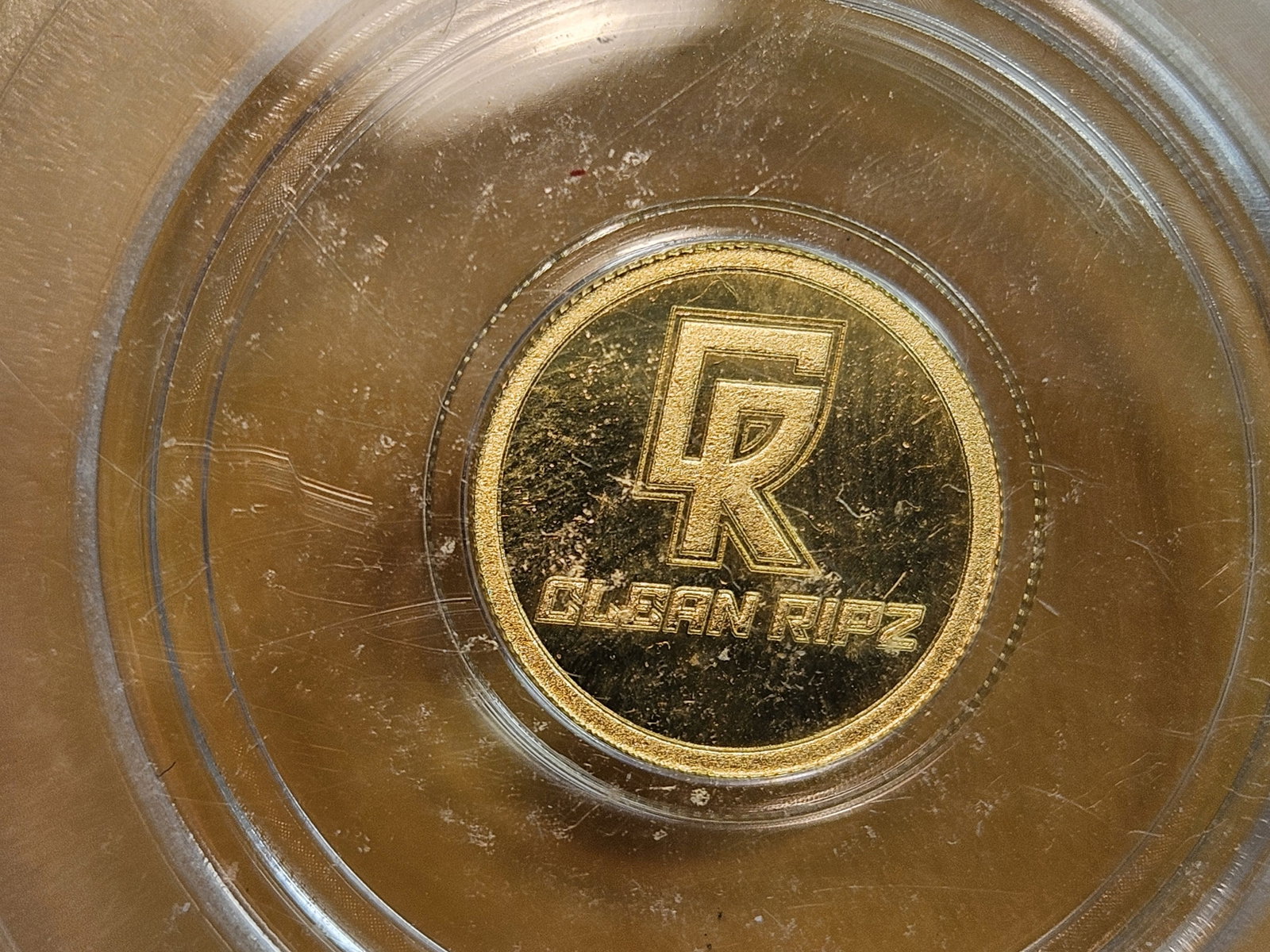 GOLD! PERFECT! ICG-graded Clean Ripz .9999 fine gold Prooflike Art round - 4