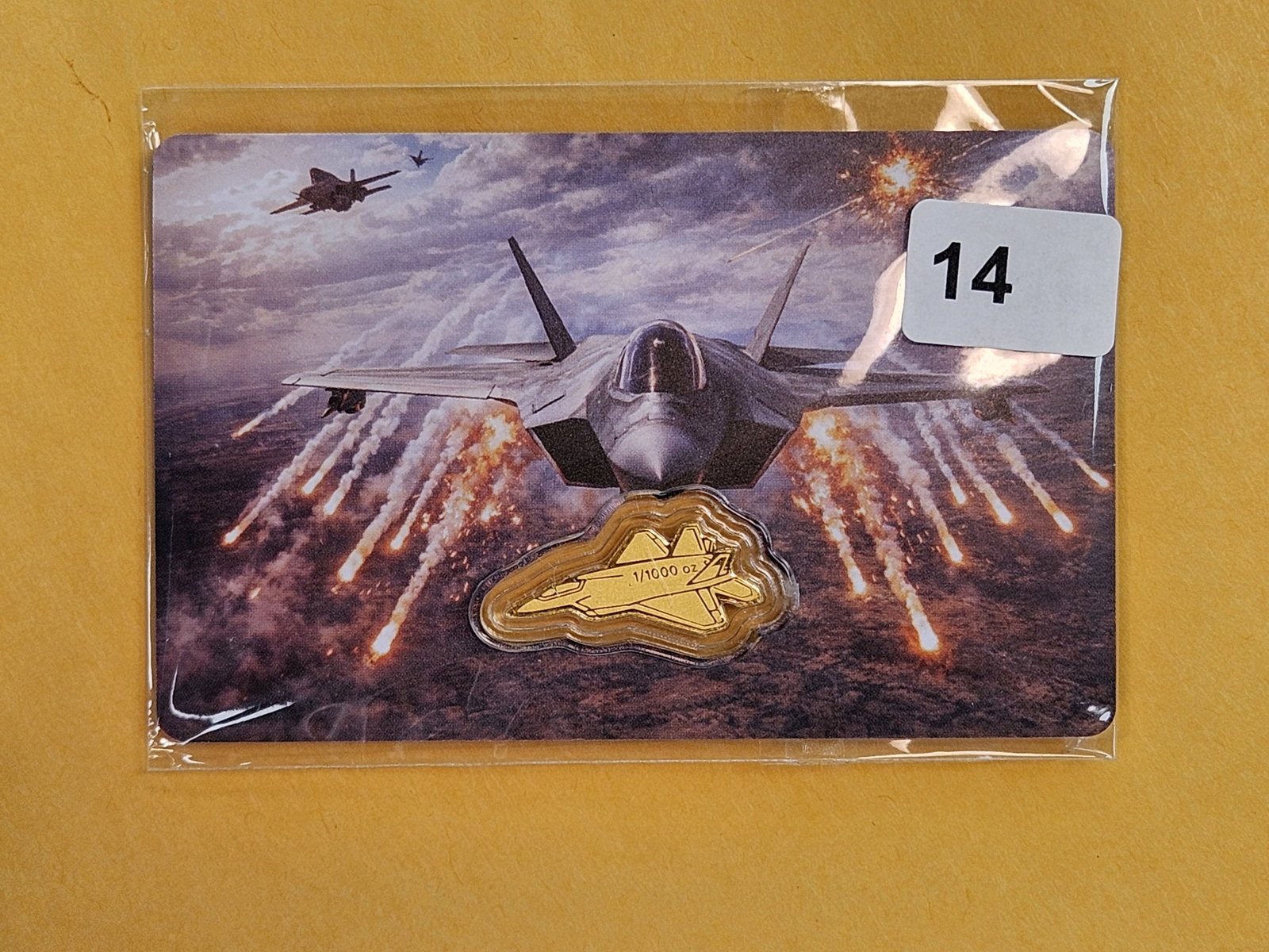 GOLD! GEM .999 fine gold art piece - 2