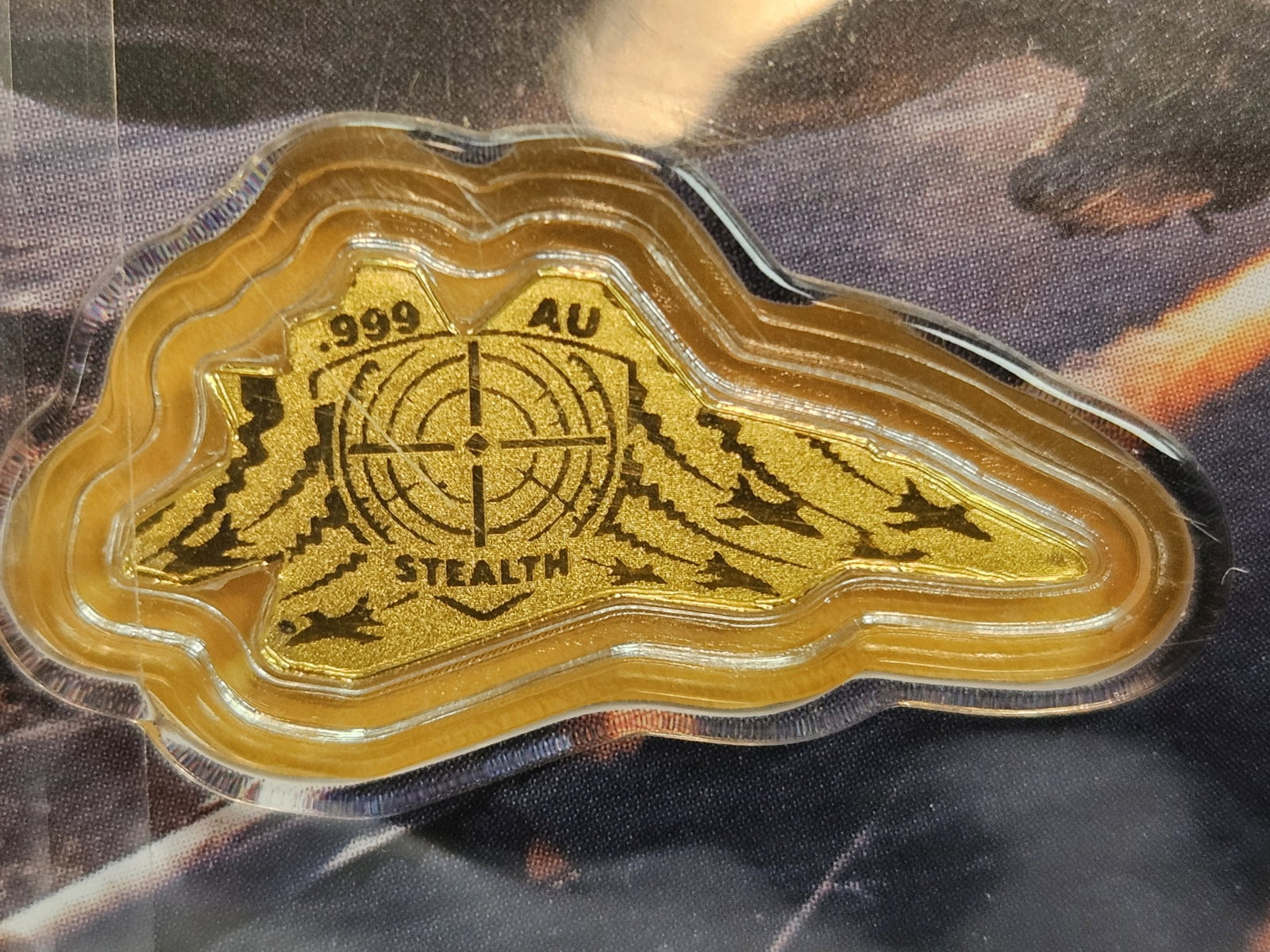 GOLD! GEM .999 fine gold art piece - 4