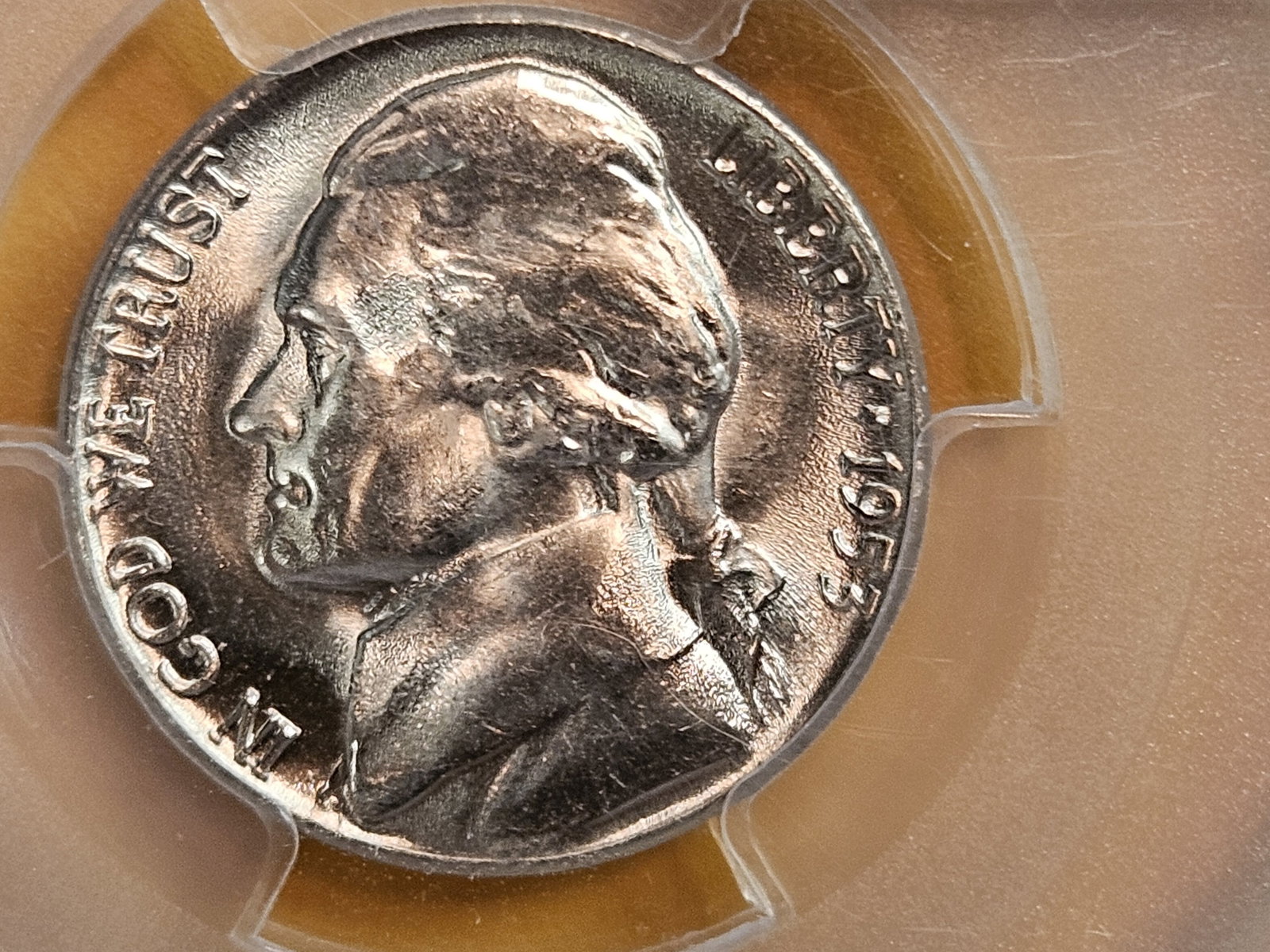 GEM! PCGS 1953-D Jefferson Nickel (1 of 3)