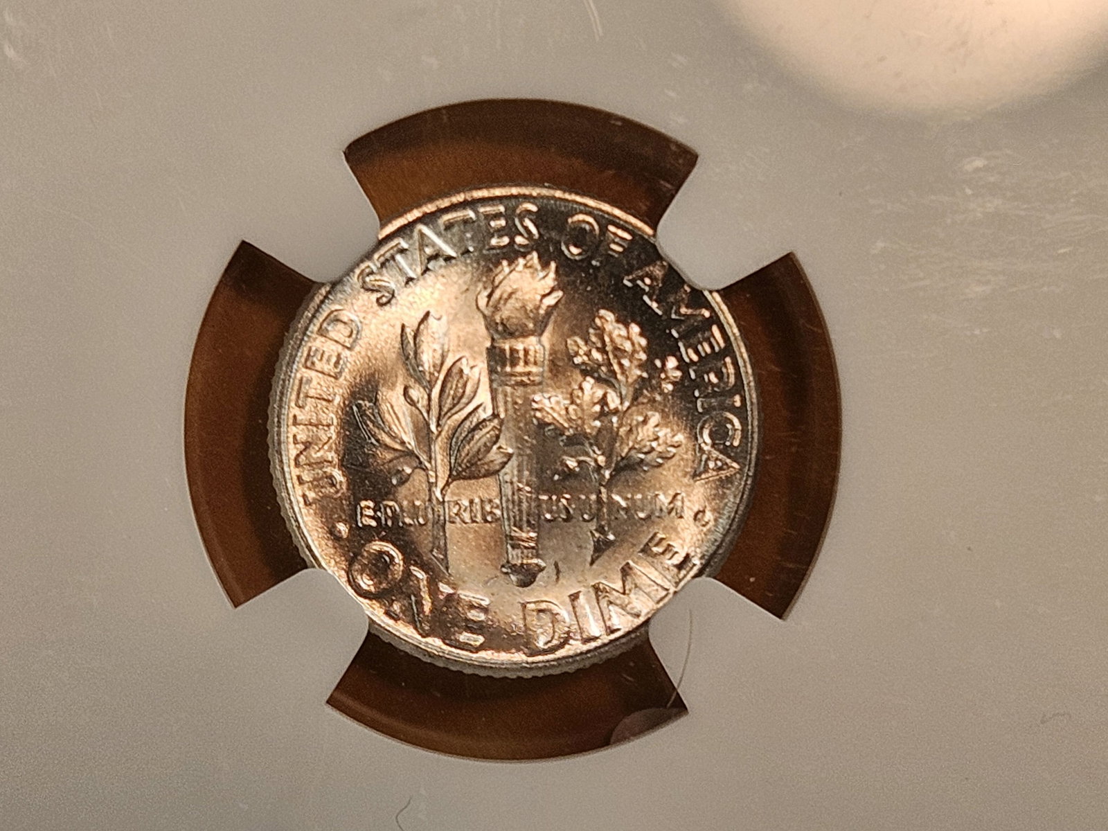 GEM! NGC 1947 Silver Roosevelt Dime in Mint State 66 - 4