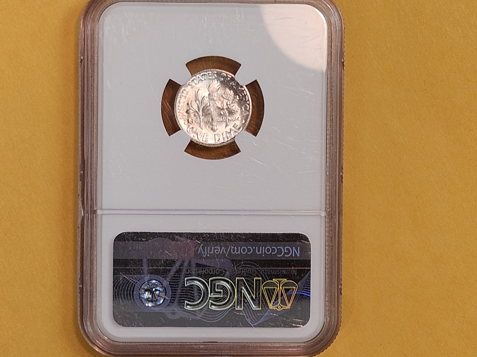 GEM! NGC 1947-D Silver Roosevelt Dime in Mint State 66 - 3