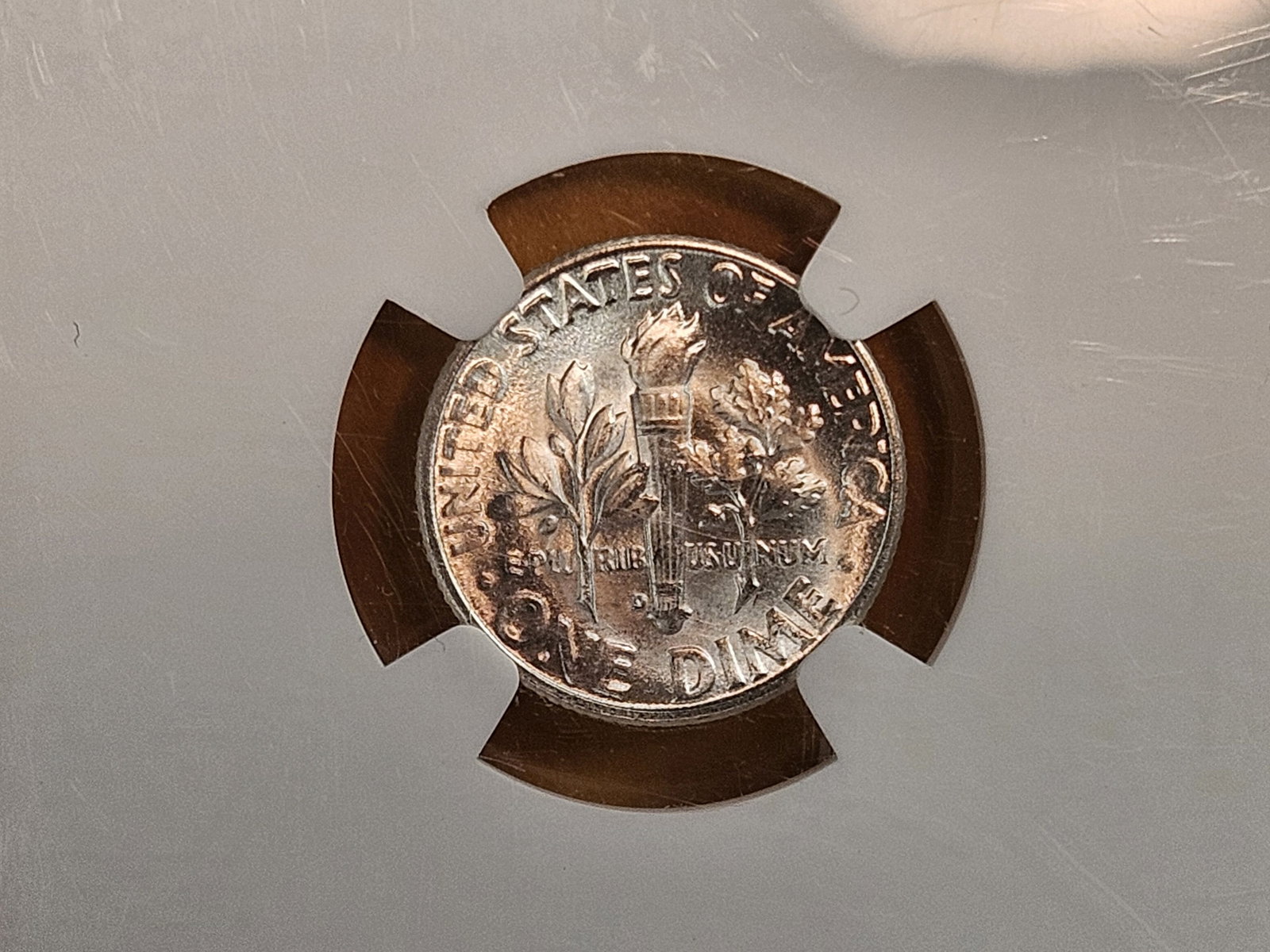 GEM! NGC 1947-D Silver Roosevelt Dime in Mint State 66 - 4