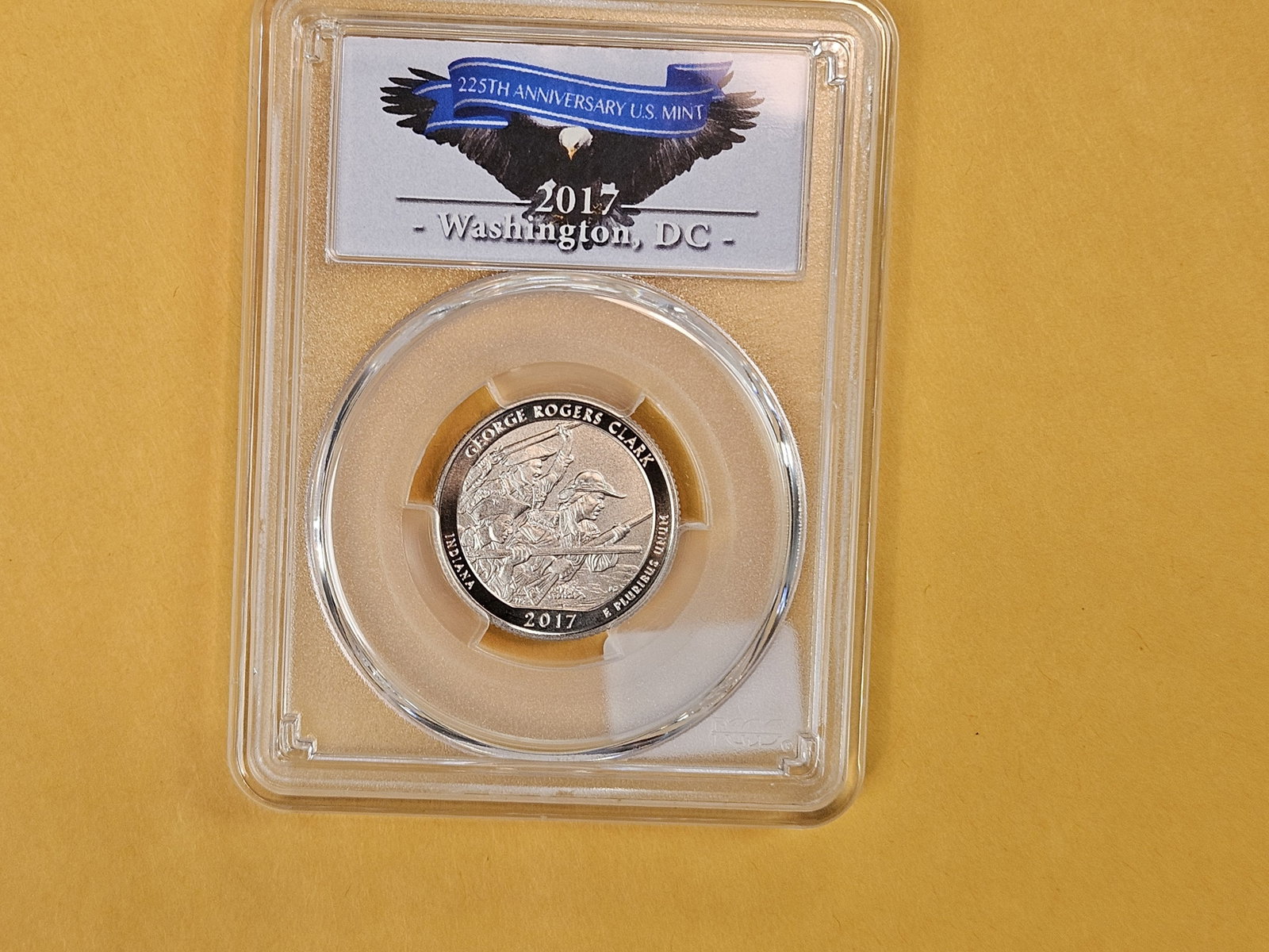 PERFECT! PCGS 2017-S Washington Quarter in Specimen 70 - 3