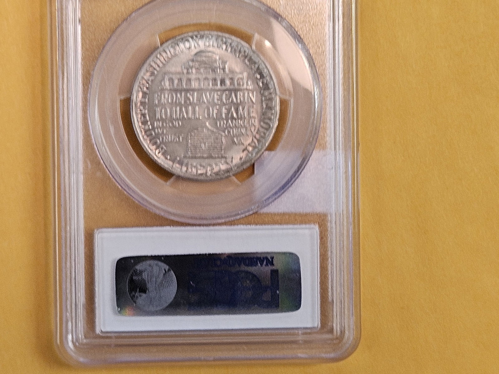 PCGS 1946 Commemorative silver Half Dollar in Mint State 64 - 3