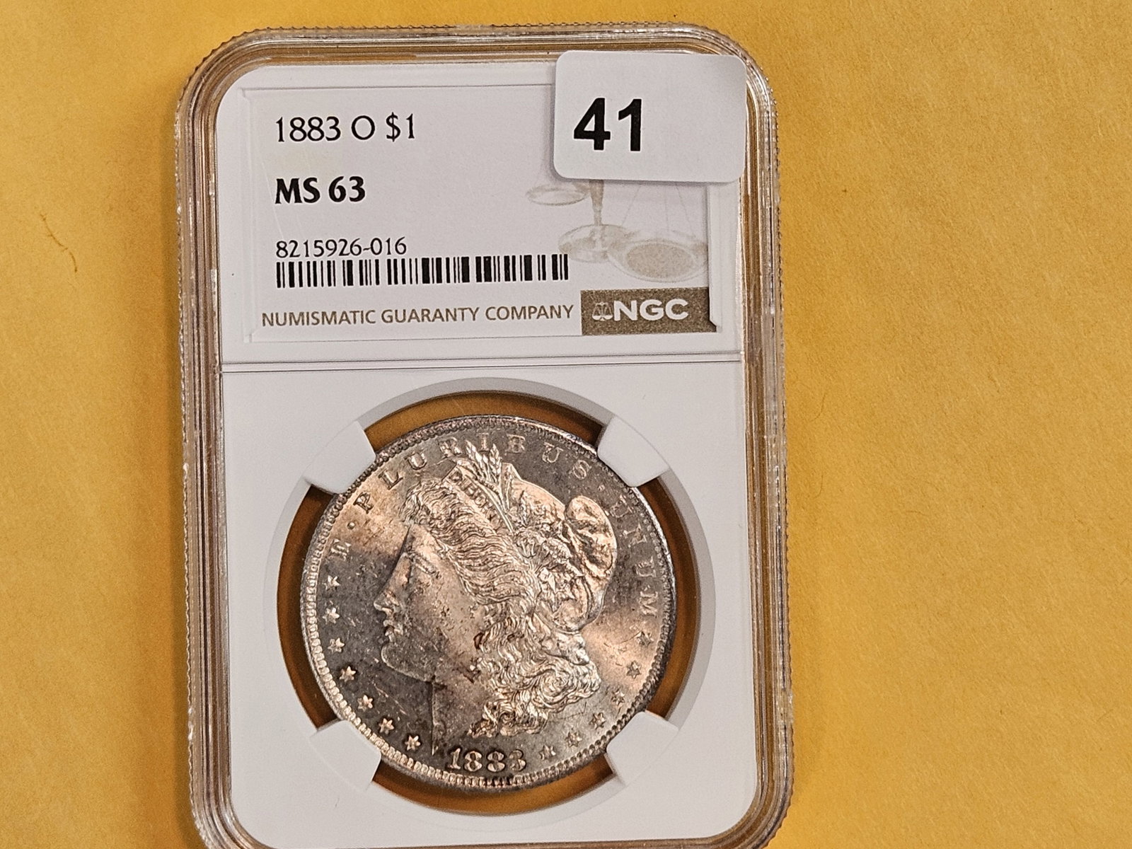 NGC 1883-O Morgan Dollar in Mint State 63 - 2