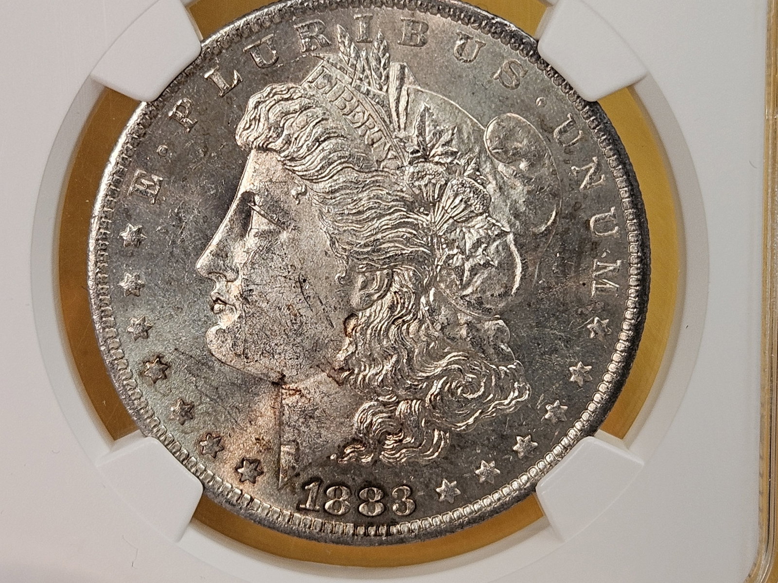 NGC 1883-O Morgan Dollar in Mint State 63 - 5
