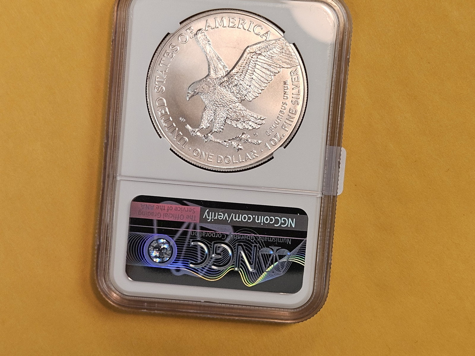 PERFECT! NGC 2022 American Silver Eagle in Mint State 70 - 2