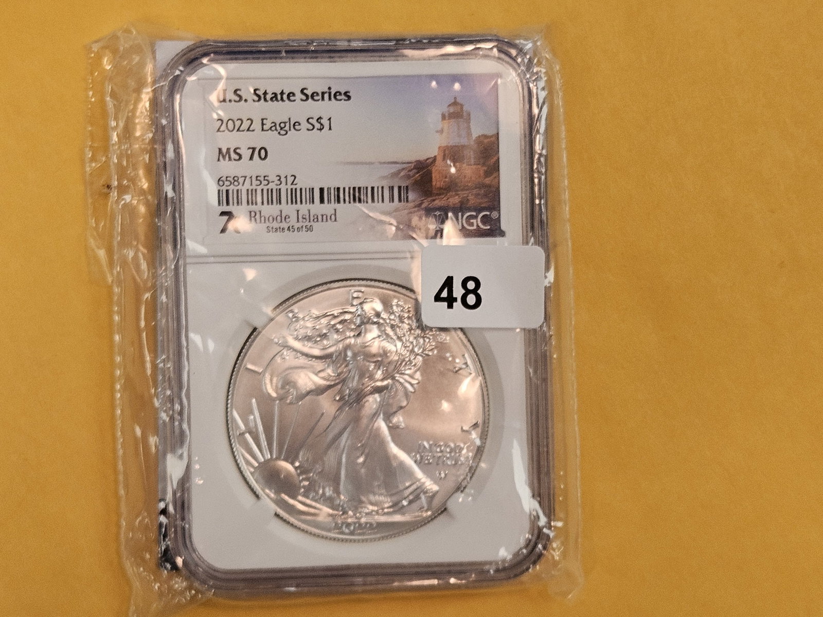 PERFECT! NGC 2022 American Silver Eagle in Mint State 70: Perfect Grade!