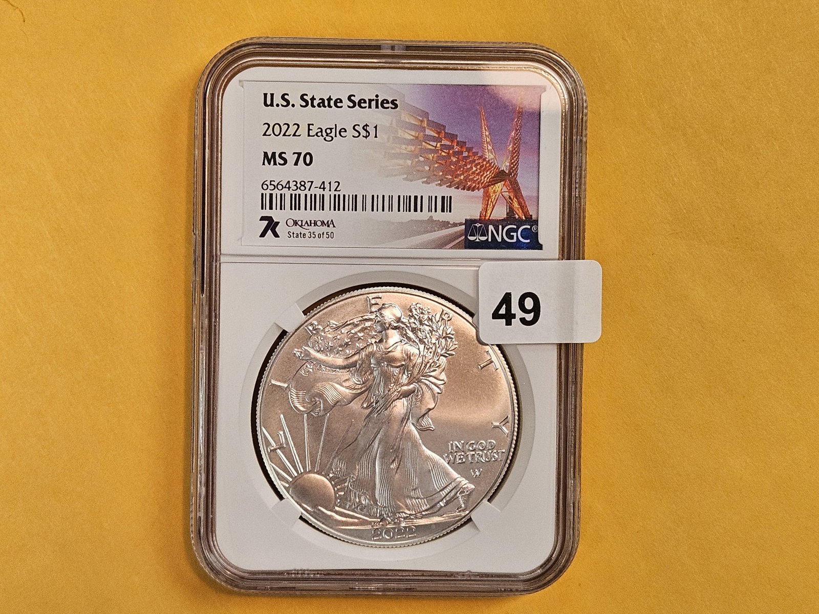 PERFECT! NGC 2022 American Silver Eagle in Mint State 70: Perfect Grade!