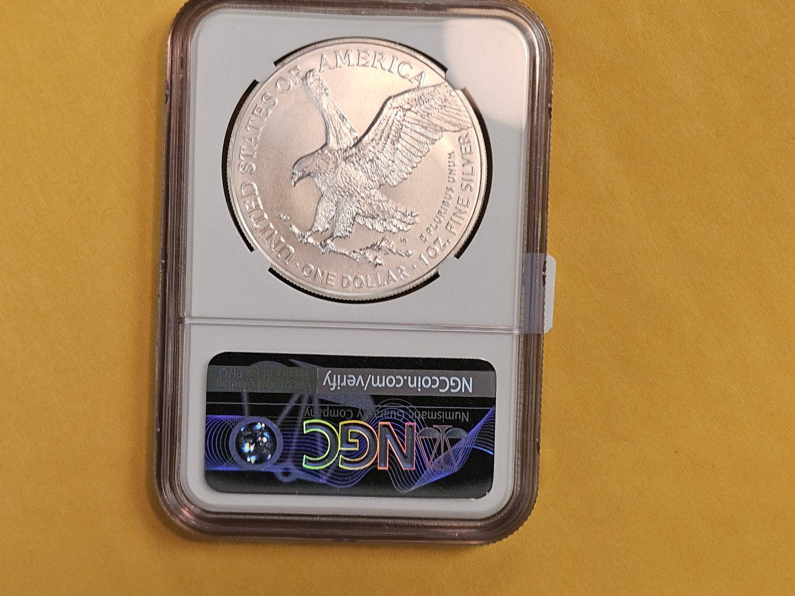 PERFECT! NGC 2022 American Silver Eagle in Mint State 70 - 2