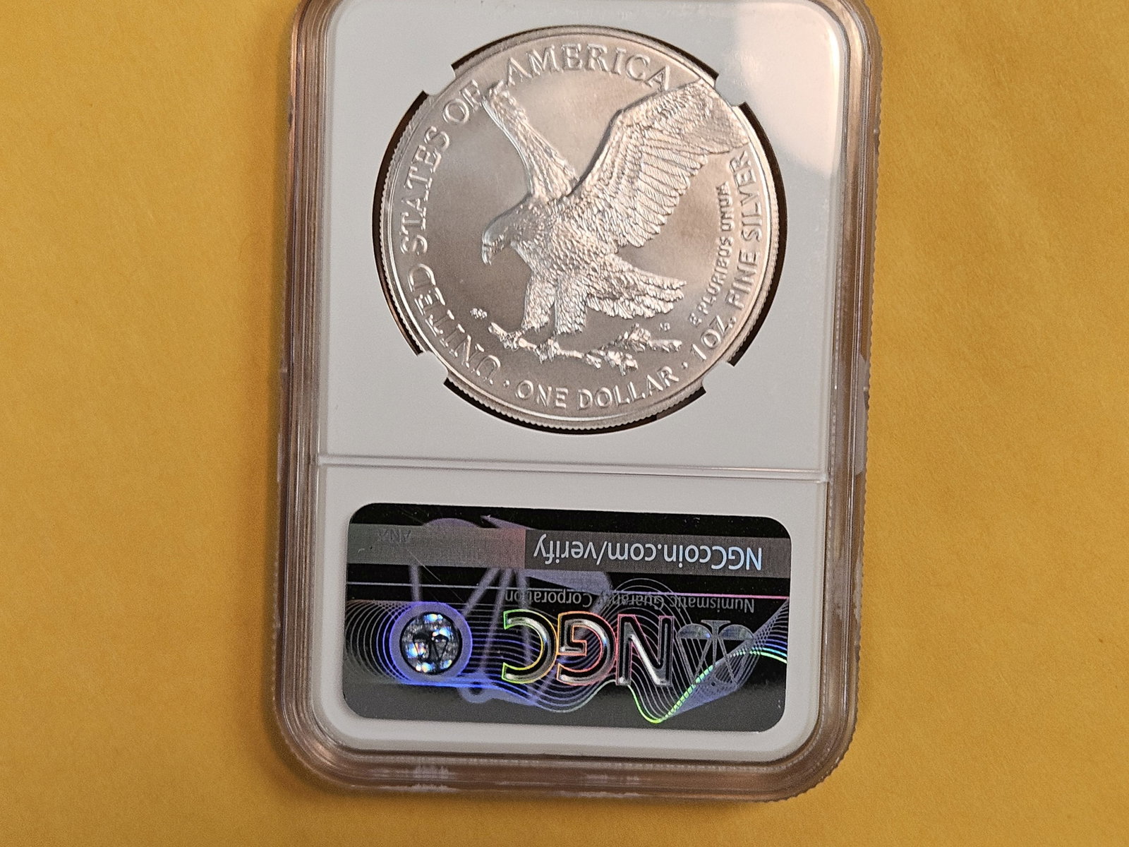 PERFECT! NGC 2022 American Silver Eagle in Mint State 70 - 2