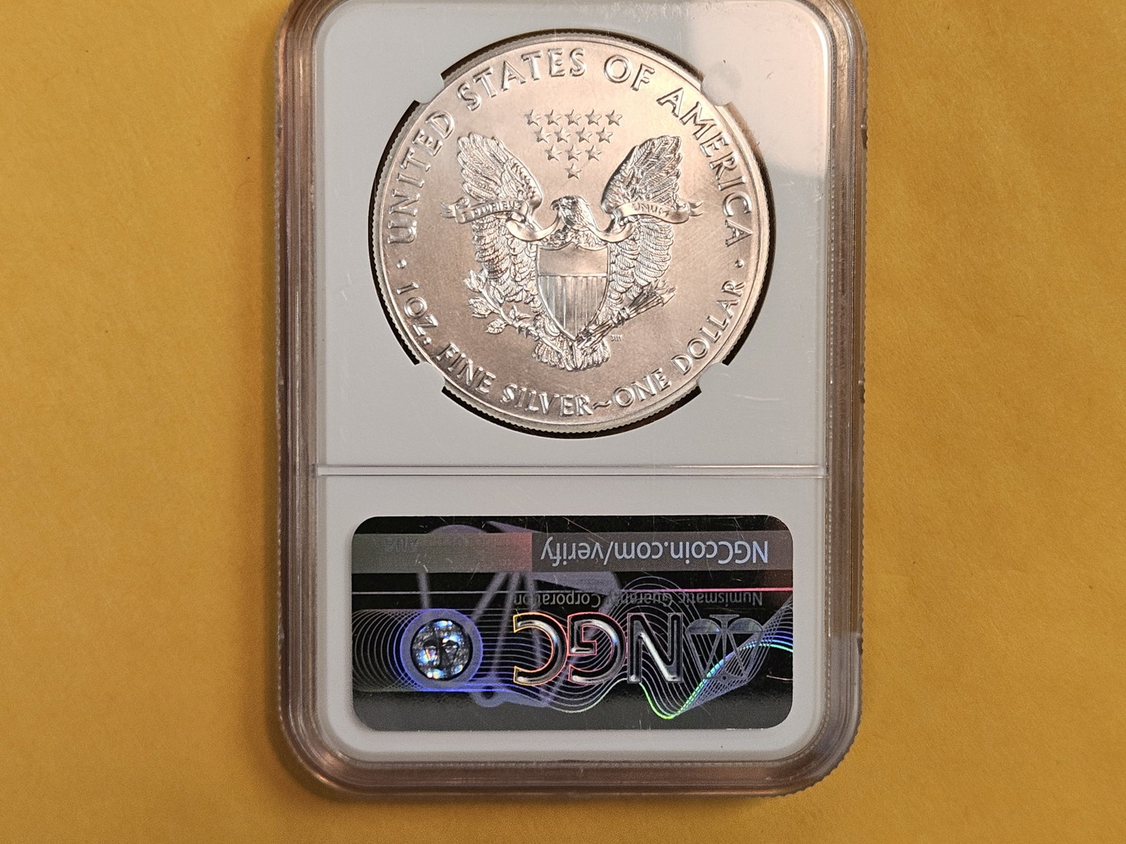 PERFECT! NGC 2019 American Silver Eagle in Mint State 70 - 2