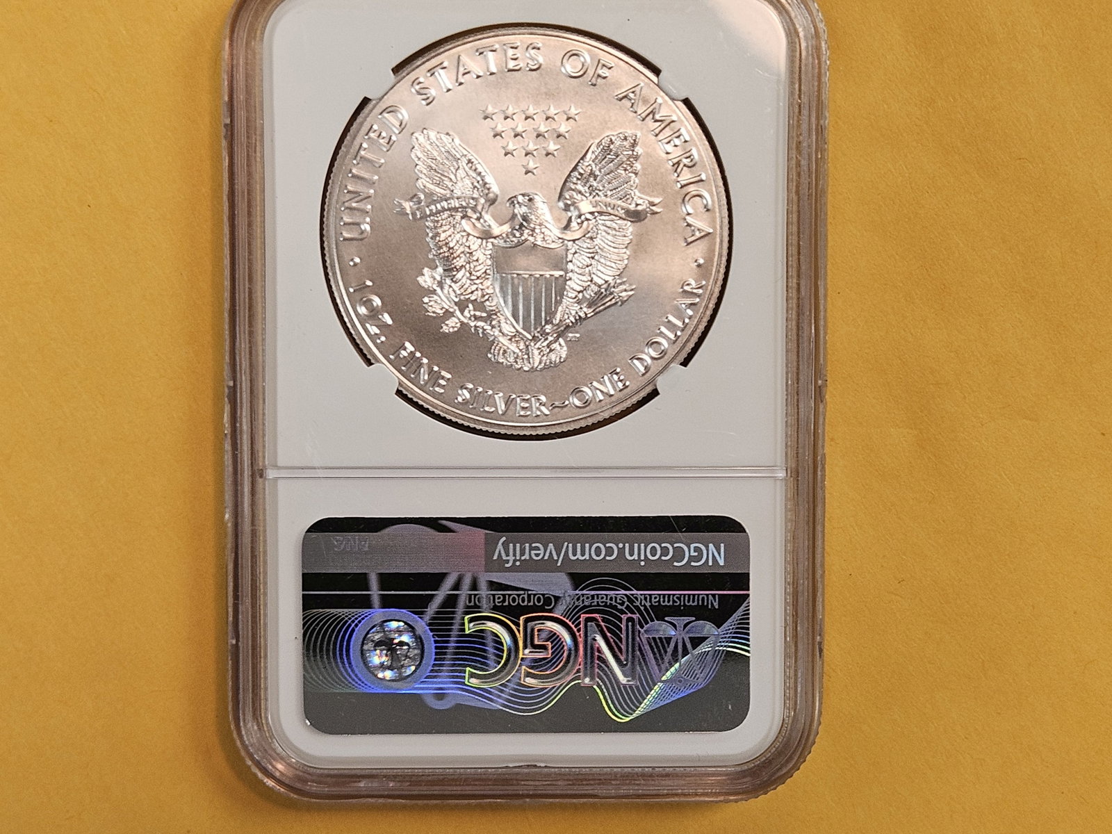 PERFECT! NGC 2018 American Silver Eagle in Mint State 70 - 2