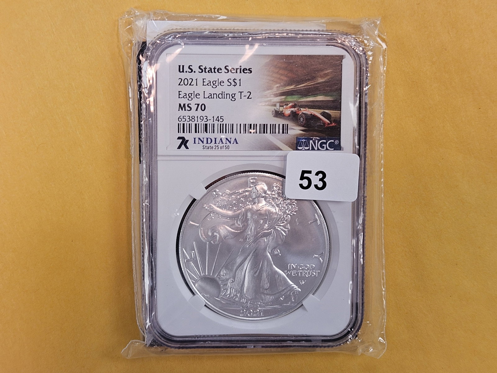 PERFECT! NGC 2021 American Silver Eagle in Mint State 70: Perfect Grade!