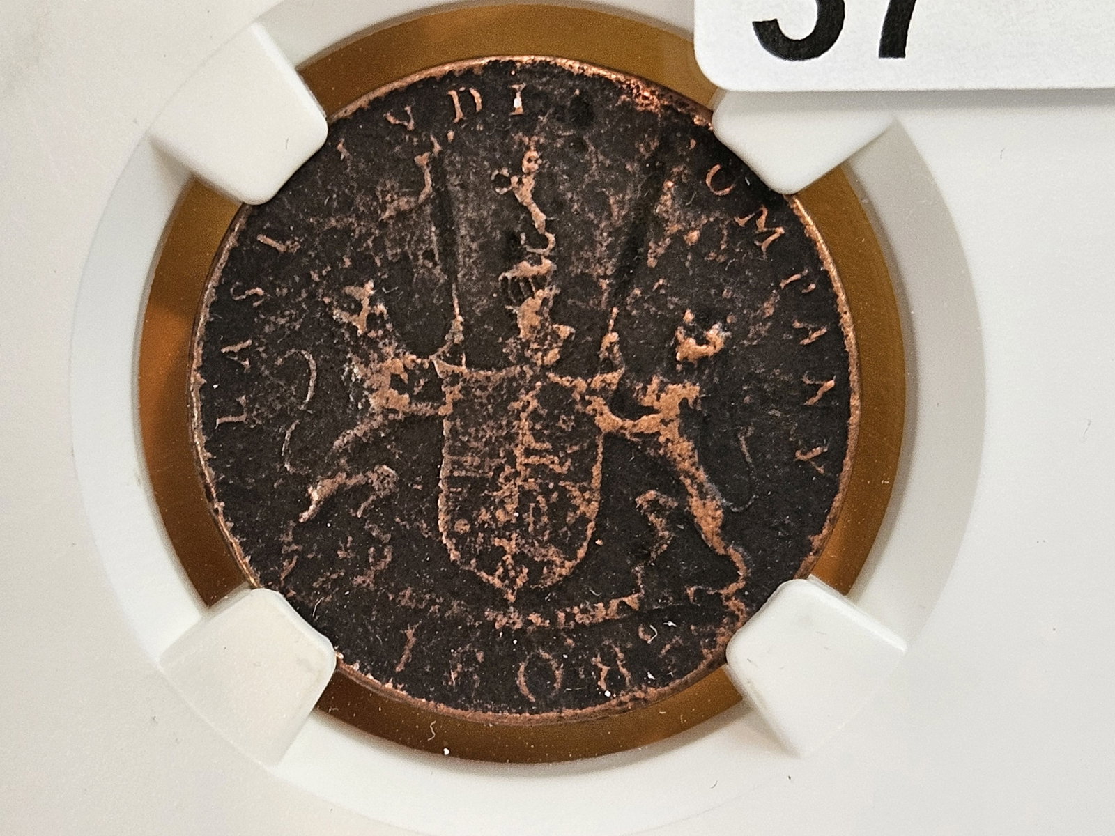 NGC 1808 East India Company 10 Cash (1 of 4)