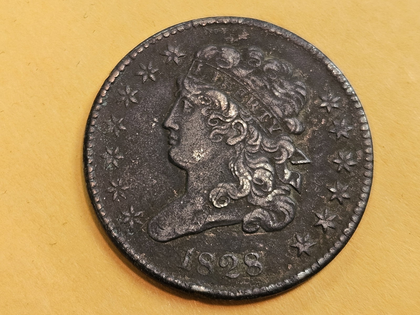 1828 Classic Head Half Cent in Extra Fine plus - details (1 of 8)
