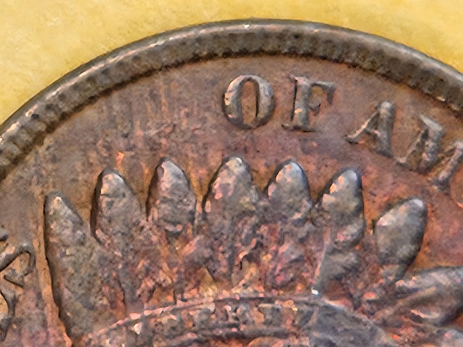 ** KEY VARIETY ** 1887 Double Die Obverse Indian Cent in Extra Fine! - 3