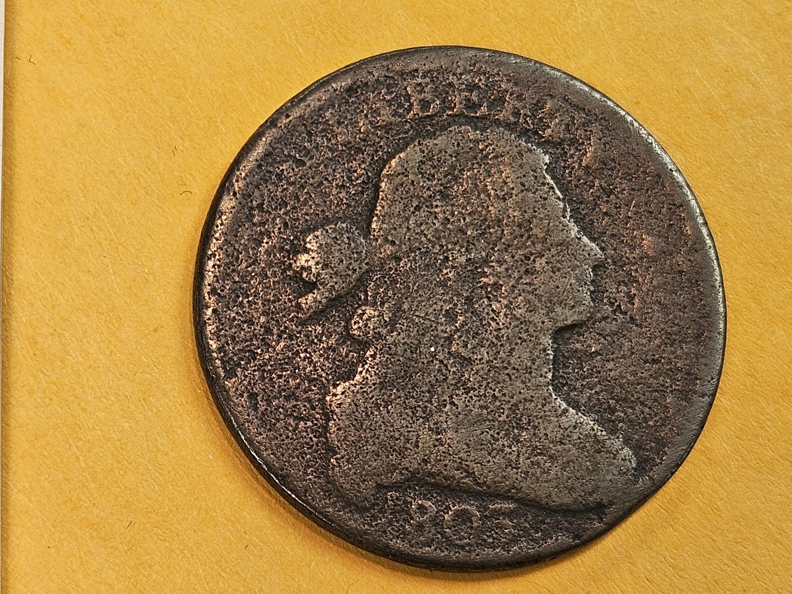 1803 Draped Bust Large cent: Small date