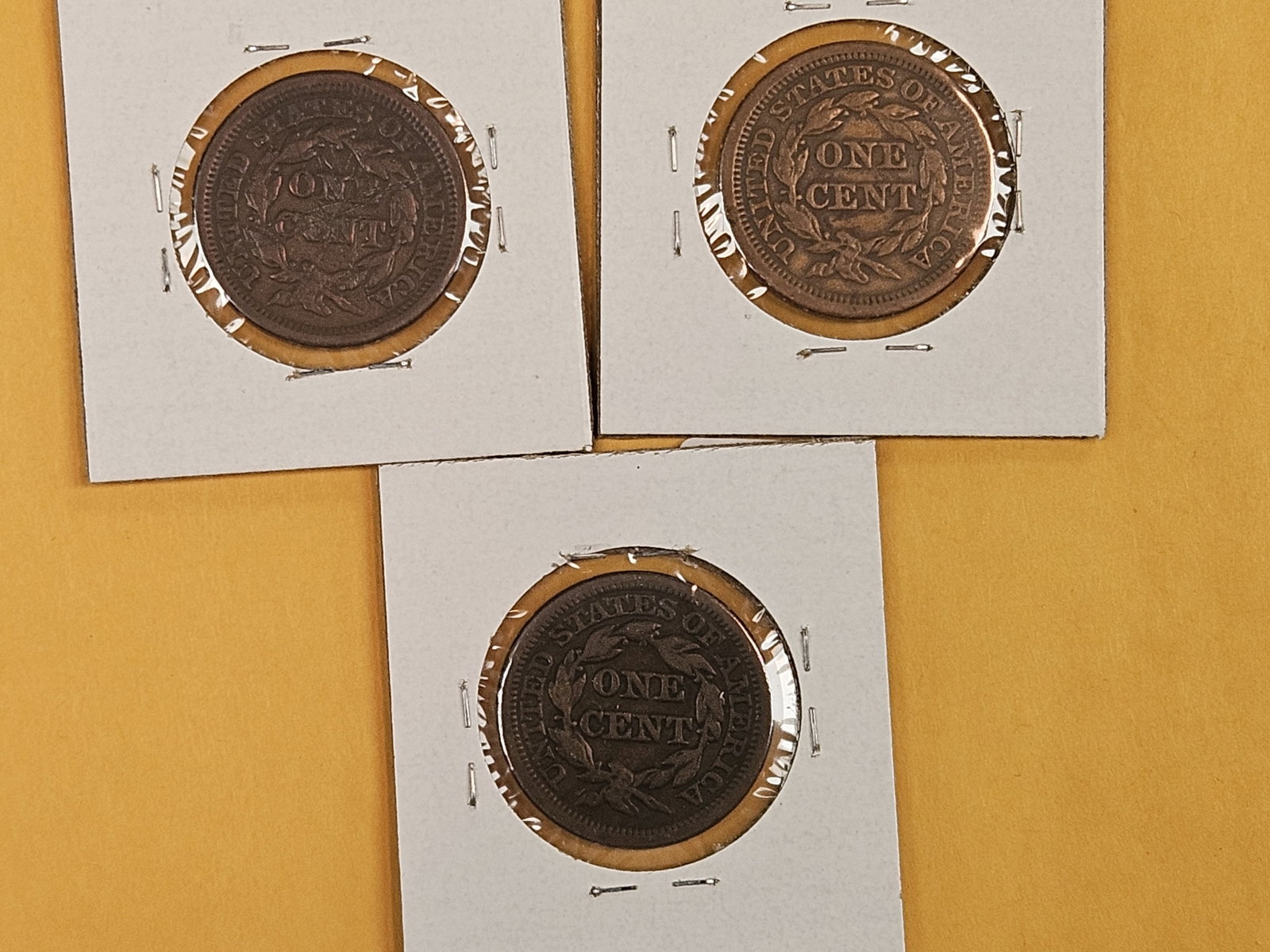 Three Braided Hair Large Cents - 5
