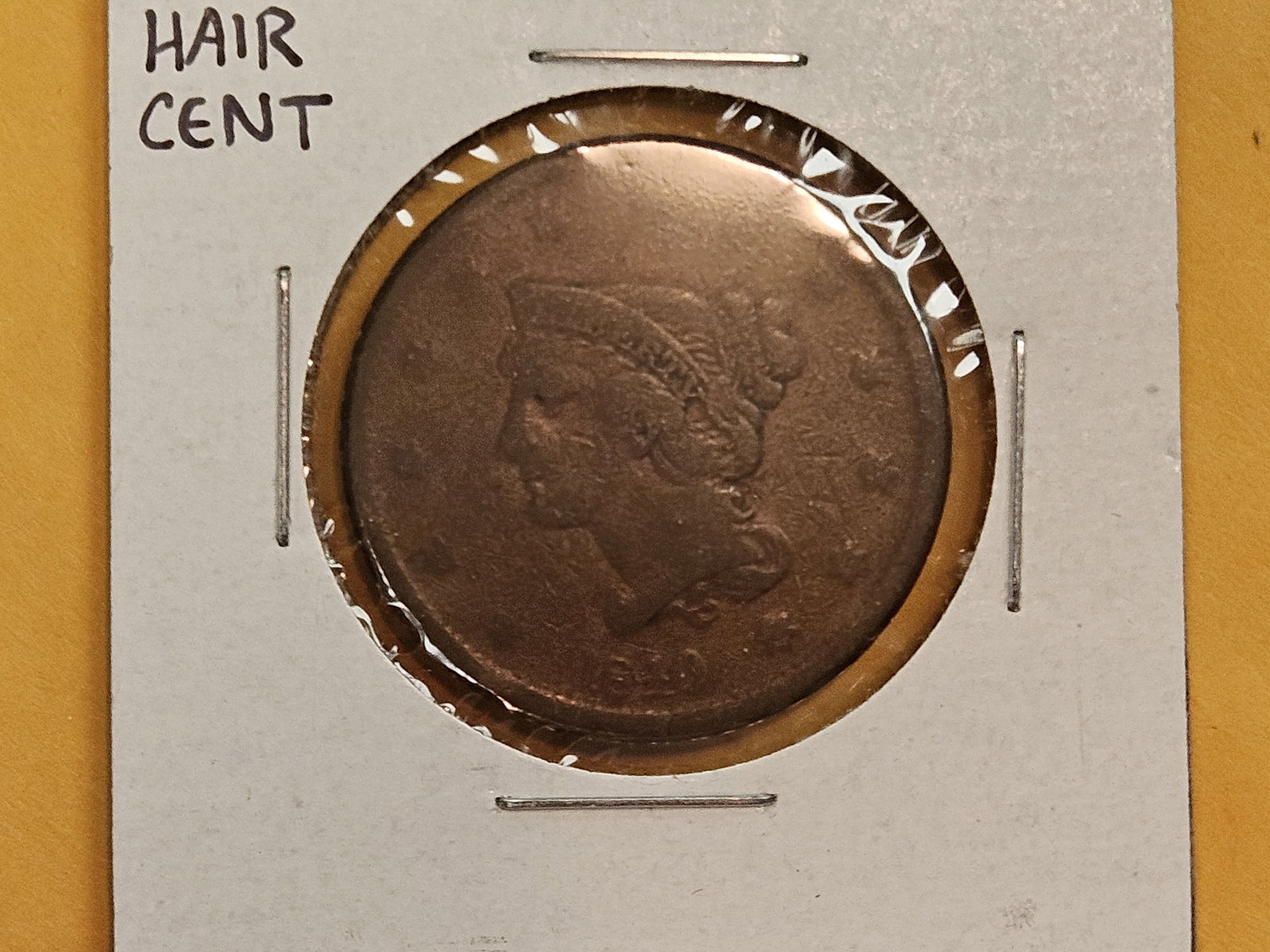 Three Braided Hair Large Cents - 2