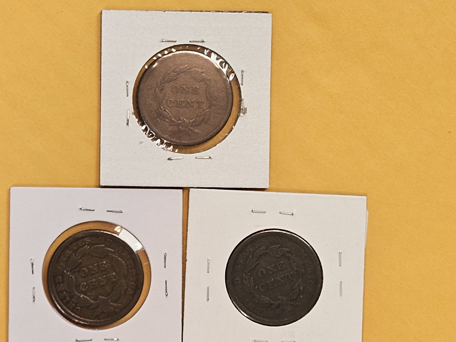 Three Braided Hair Large Cents - 5