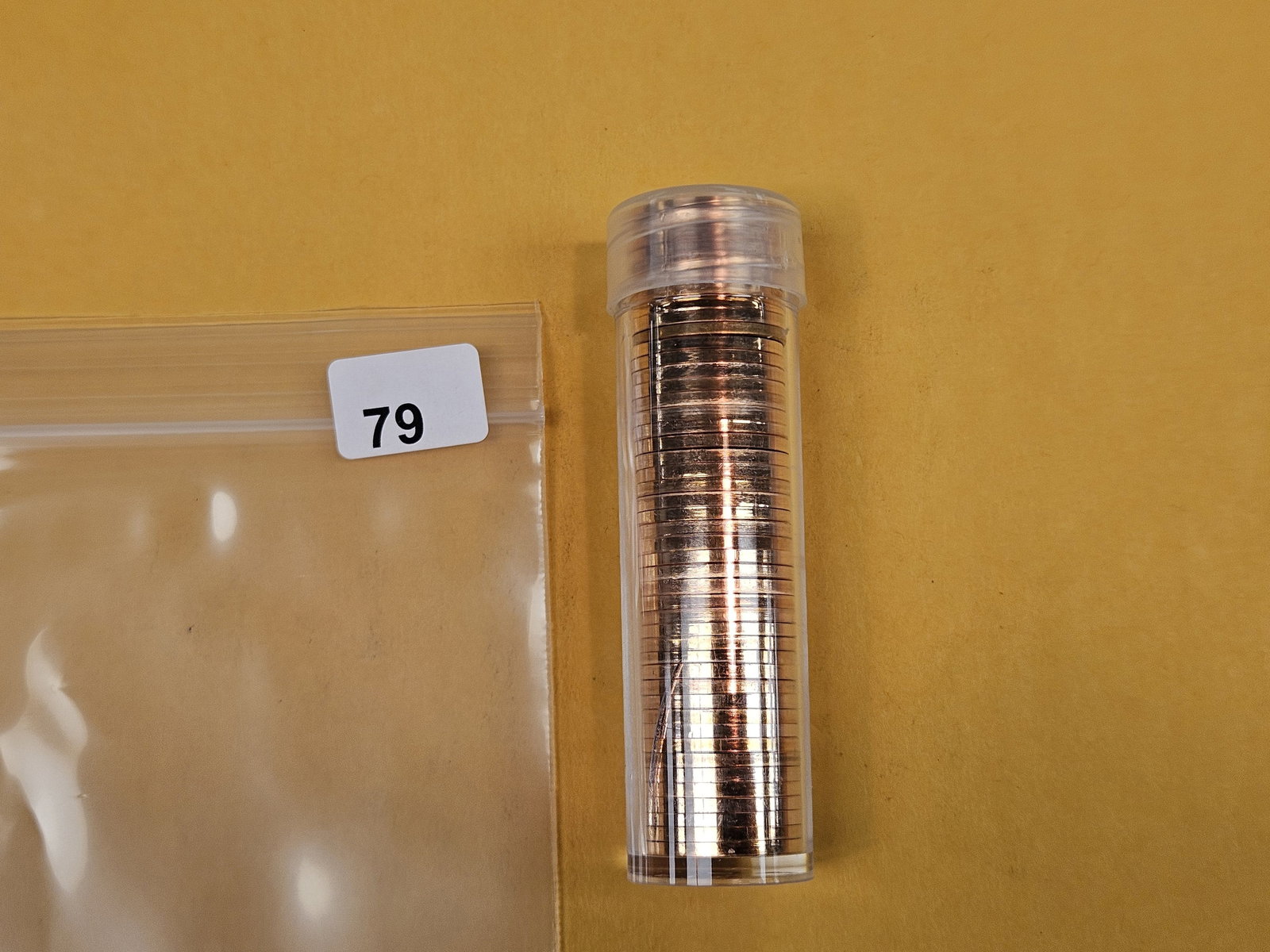 FULL ROLL of Proof Lincoln Cents - 2