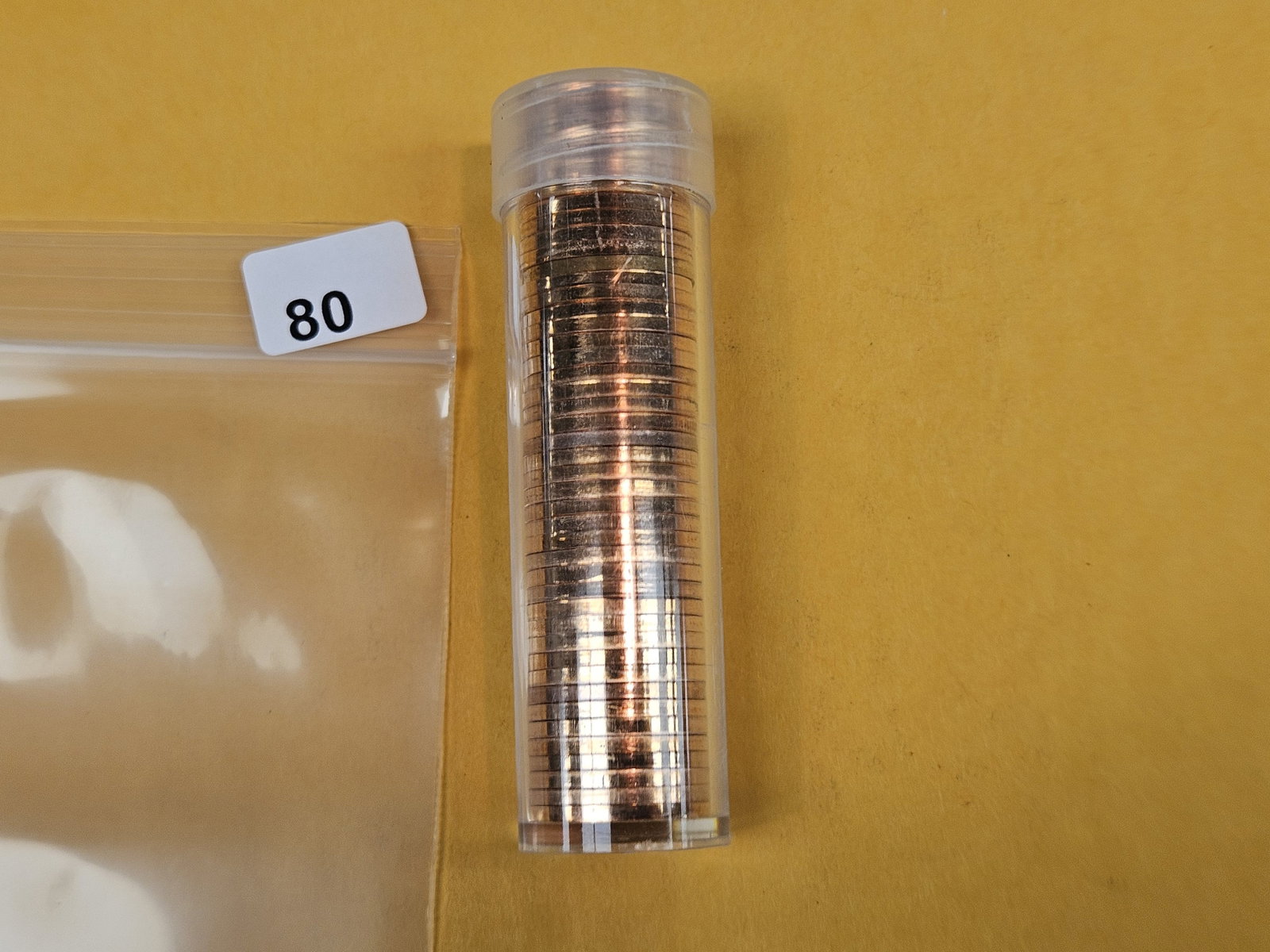 FULL ROLL of Proof Lincoln Cents - 2