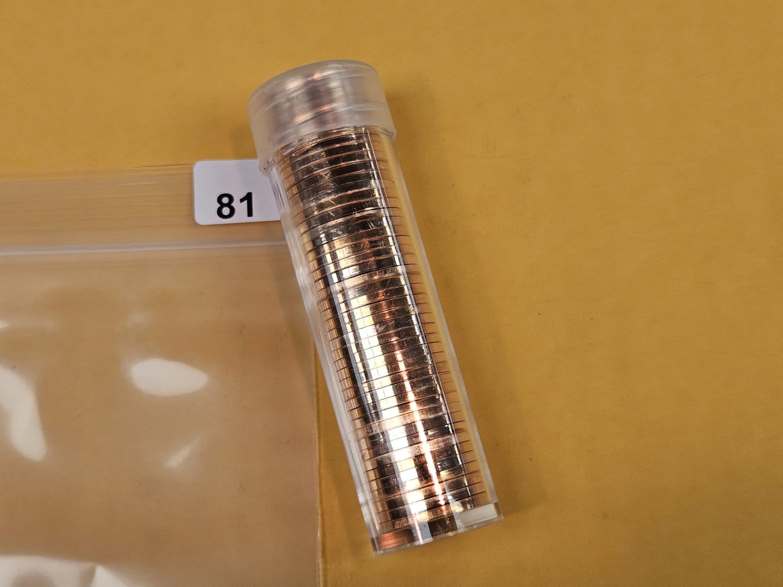 FULL ROLL of Proof Lincoln Cents - 2