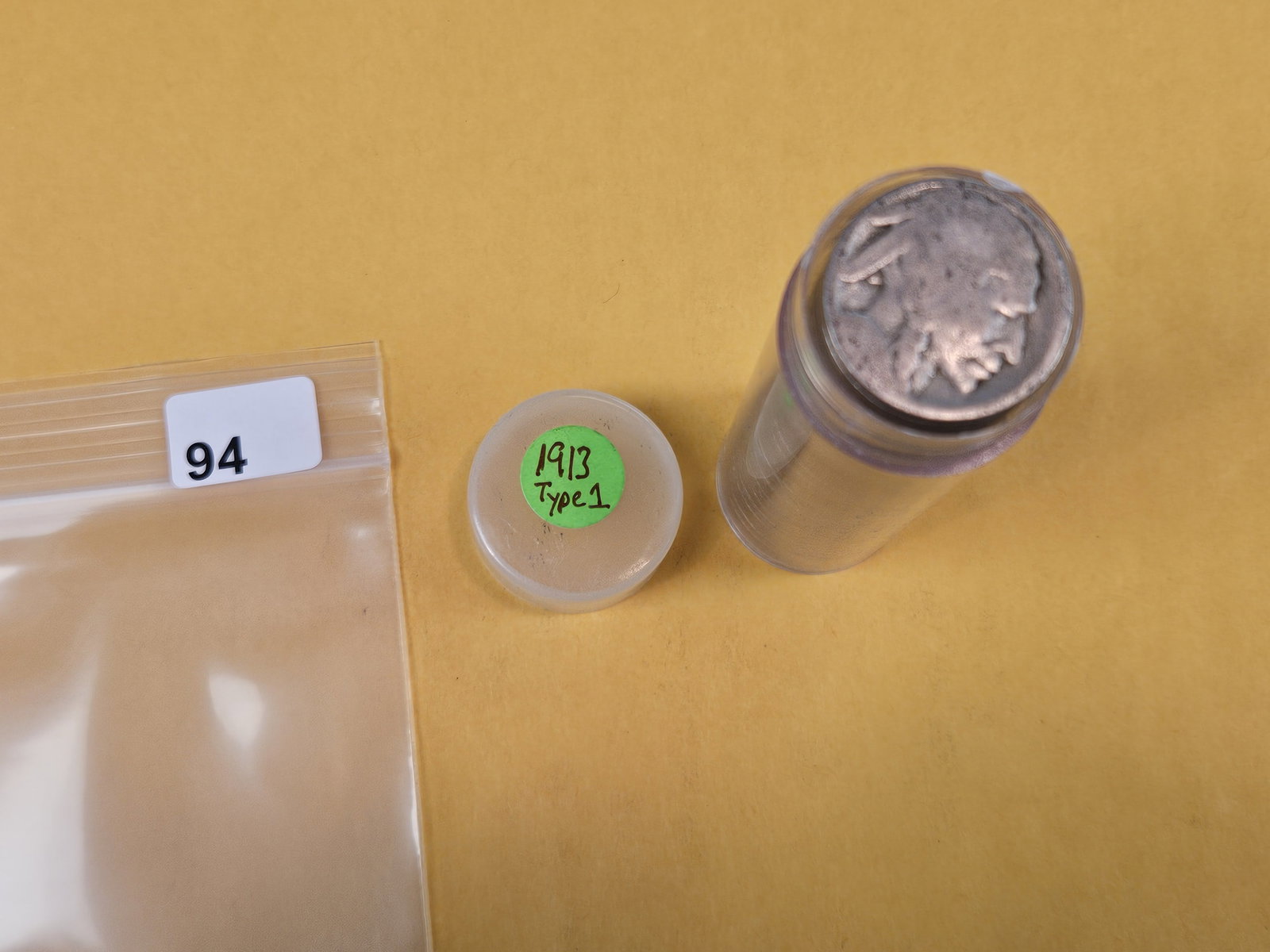 Full roll of Buffalo Nickels: From Consignor. Says 1913 Type 1. Unchecked by us