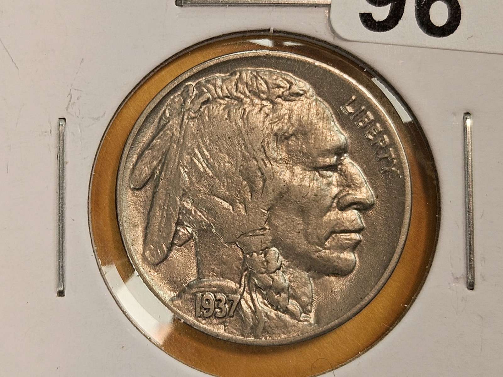 Brilliant Uncirculated 1937 Buffalo Nickel (1 of 4)