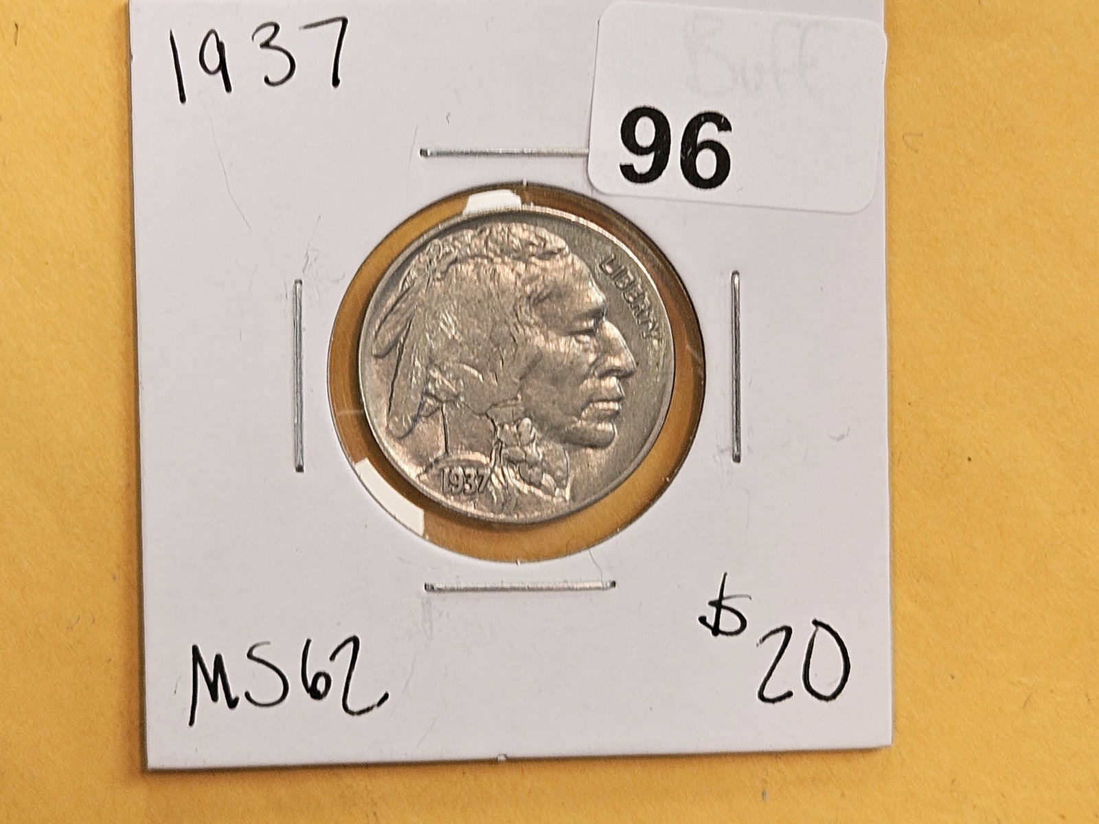 Brilliant Uncirculated 1937 Buffalo Nickel - 2