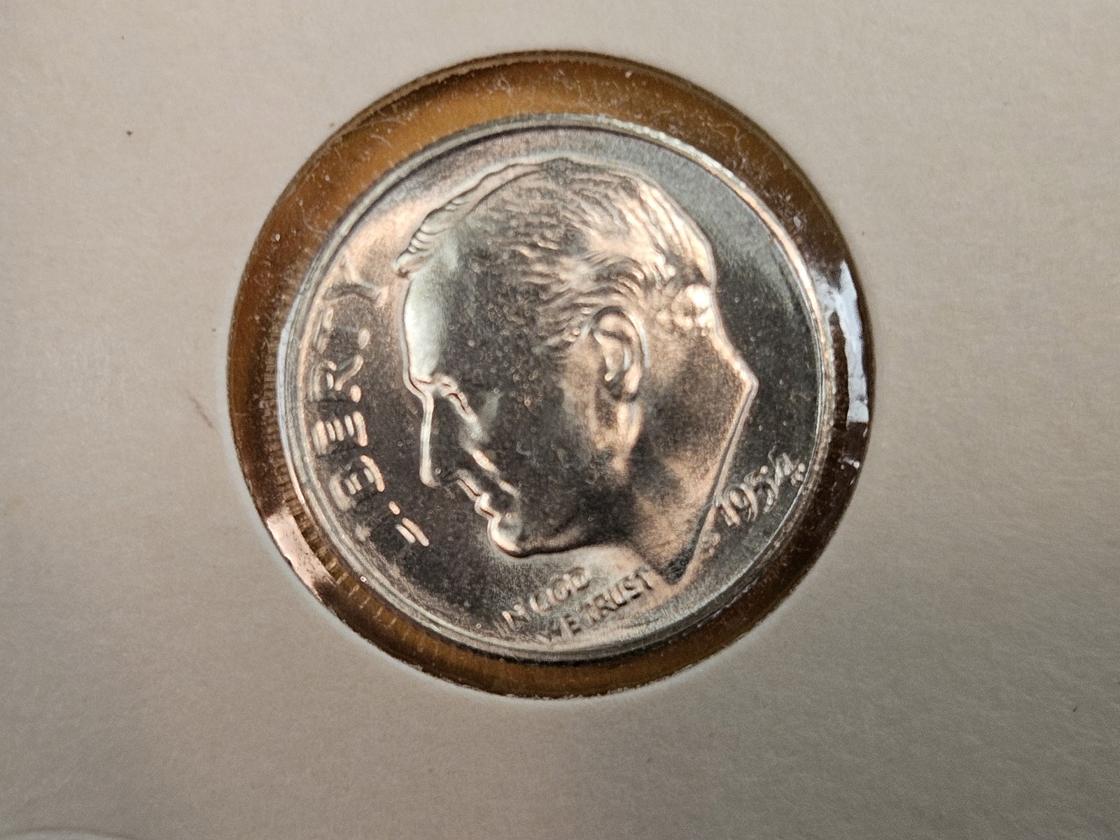 Three GEM Brilliant uncirculated silver Roosevelt Dimes - 2