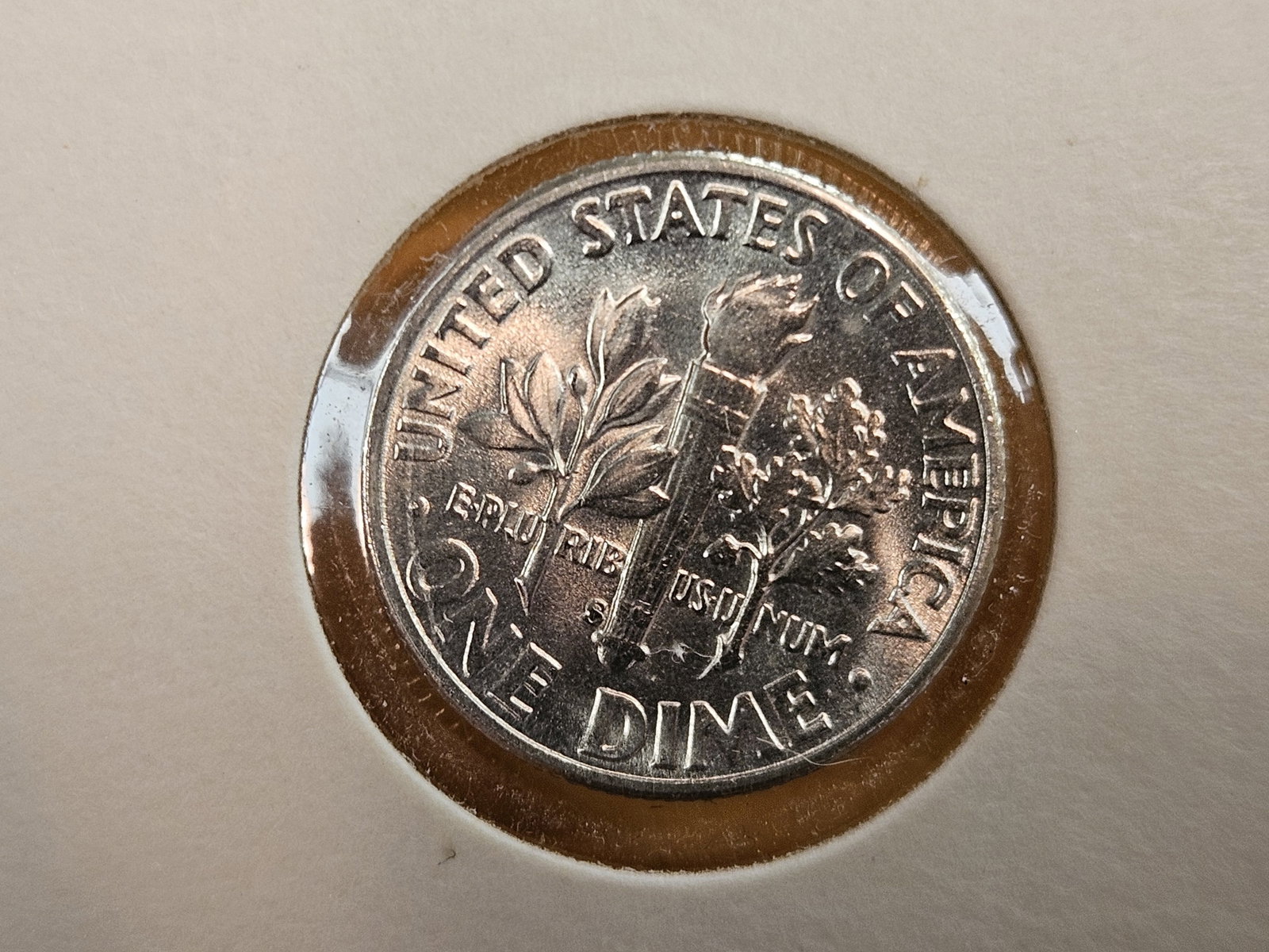 Three GEM Brilliant uncirculated silver Roosevelt Dimes - 3